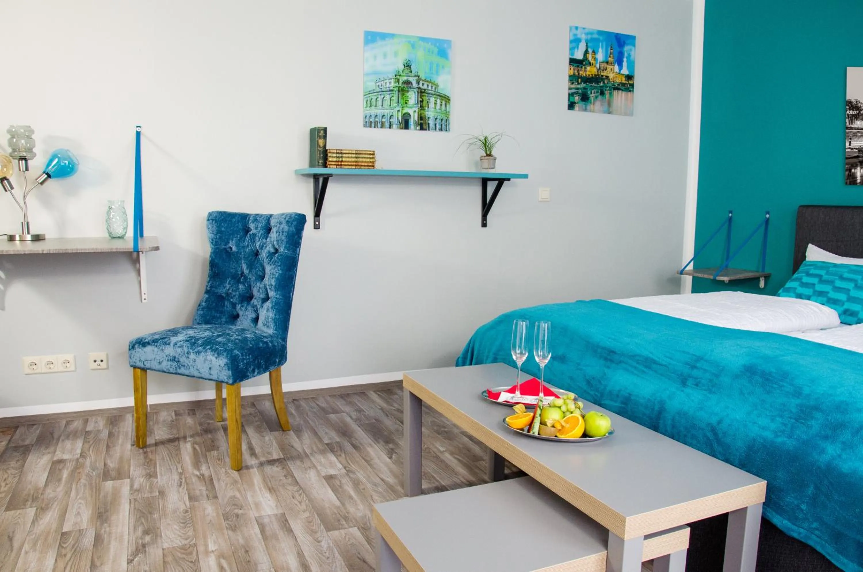 Bed in underSTAYtement am Schloss