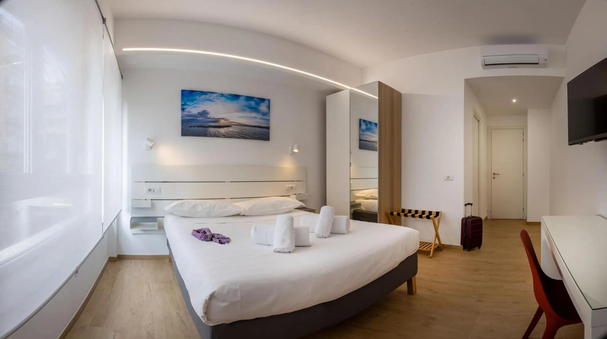 Bedroom, Bed in RomeCookSea Guest House