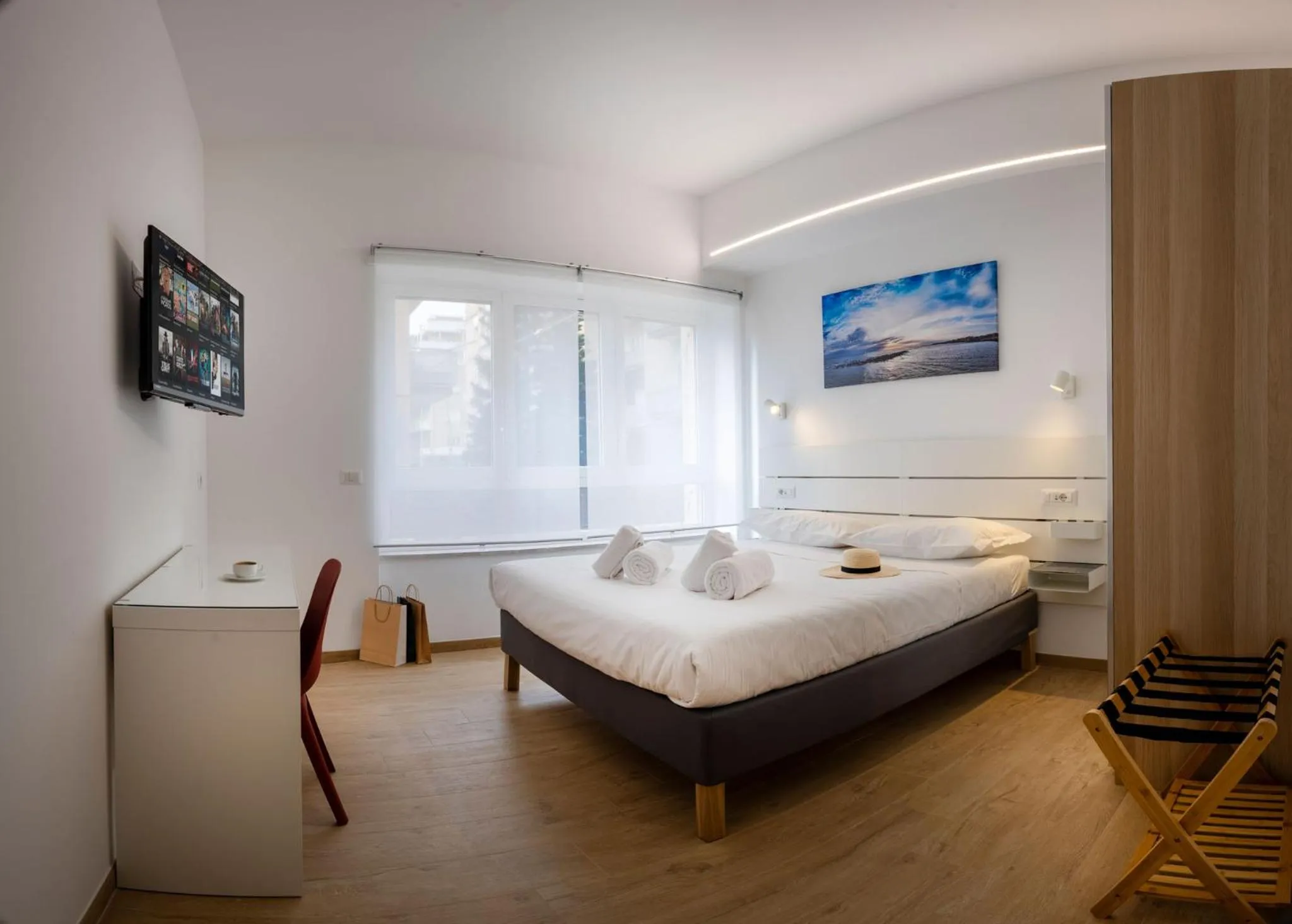 Bedroom, Bed in RomeCookSea Guest House