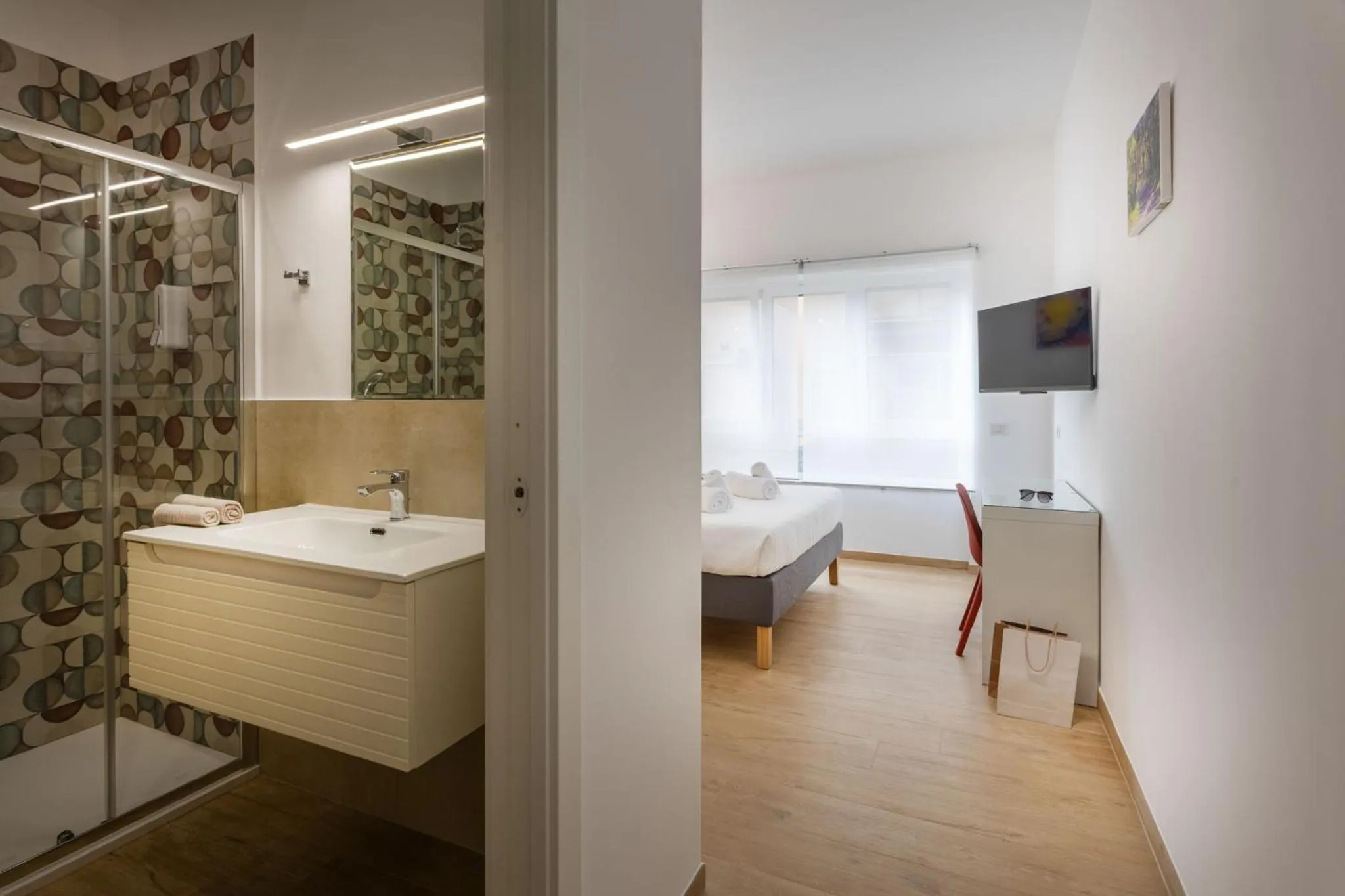 Bedroom in RomeCookSea Guest House