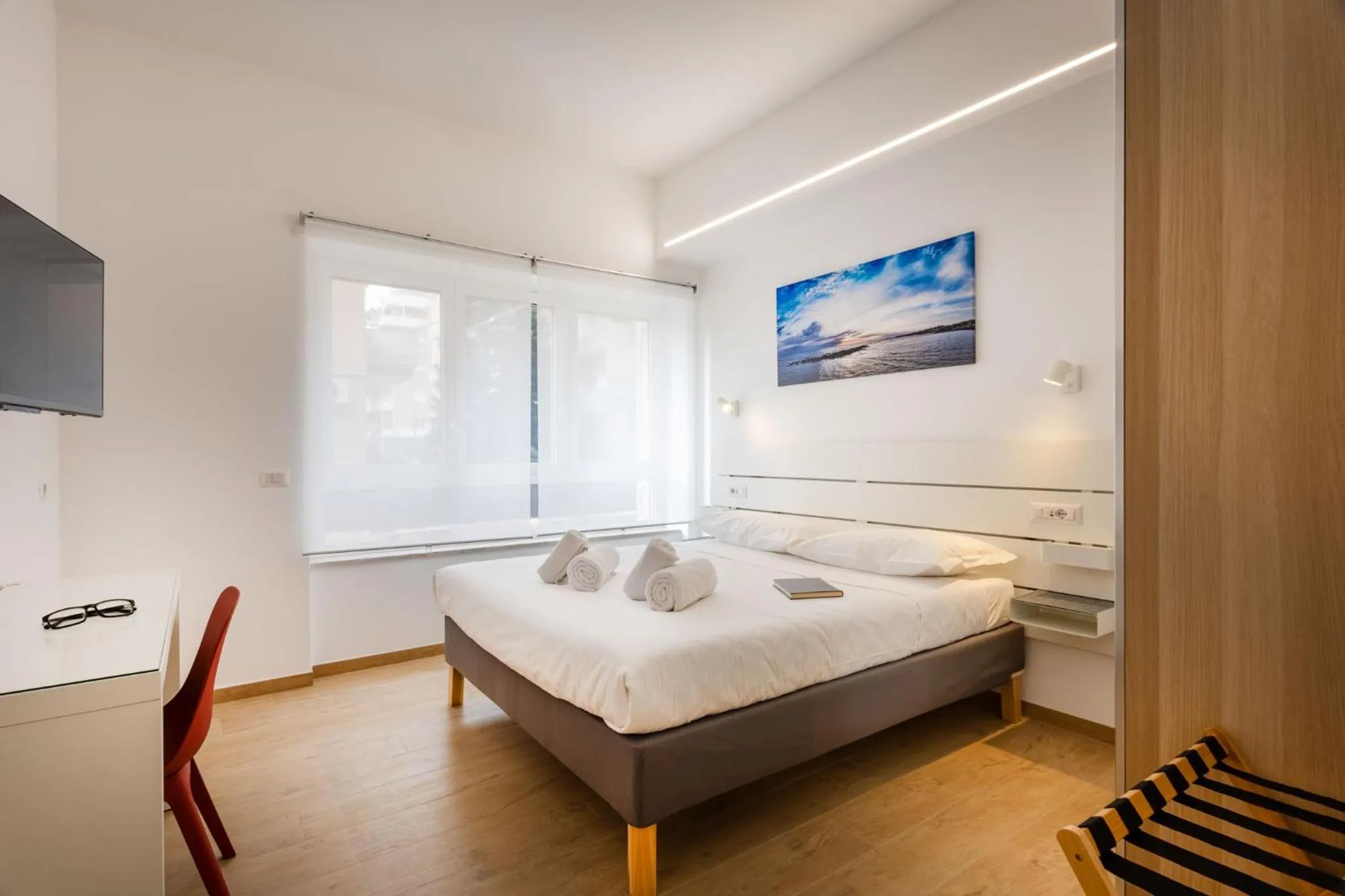 Bedroom, Bed in RomeCookSea Guest House