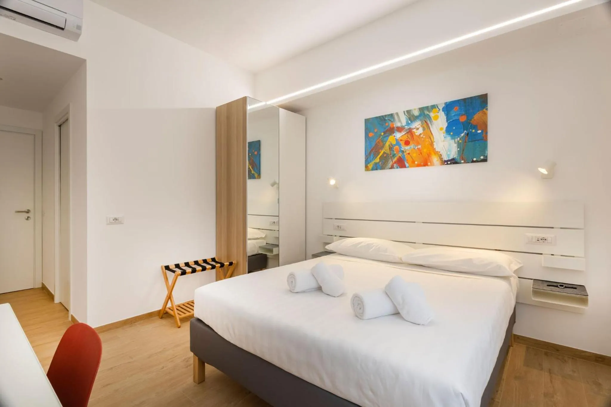 Bedroom, Bed in RomeCookSea Guest House