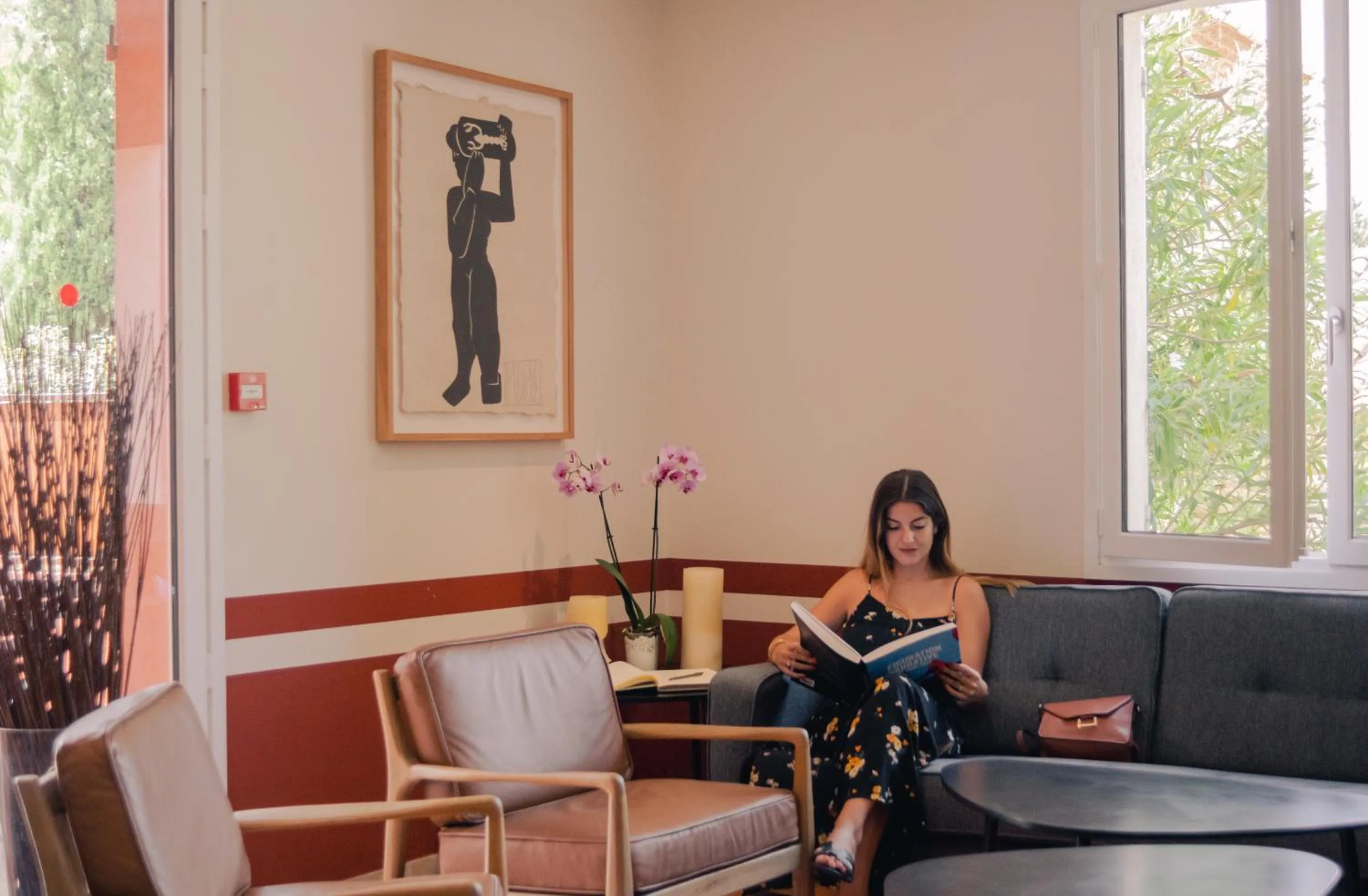 Living room in La Maison des Ocres - Provence