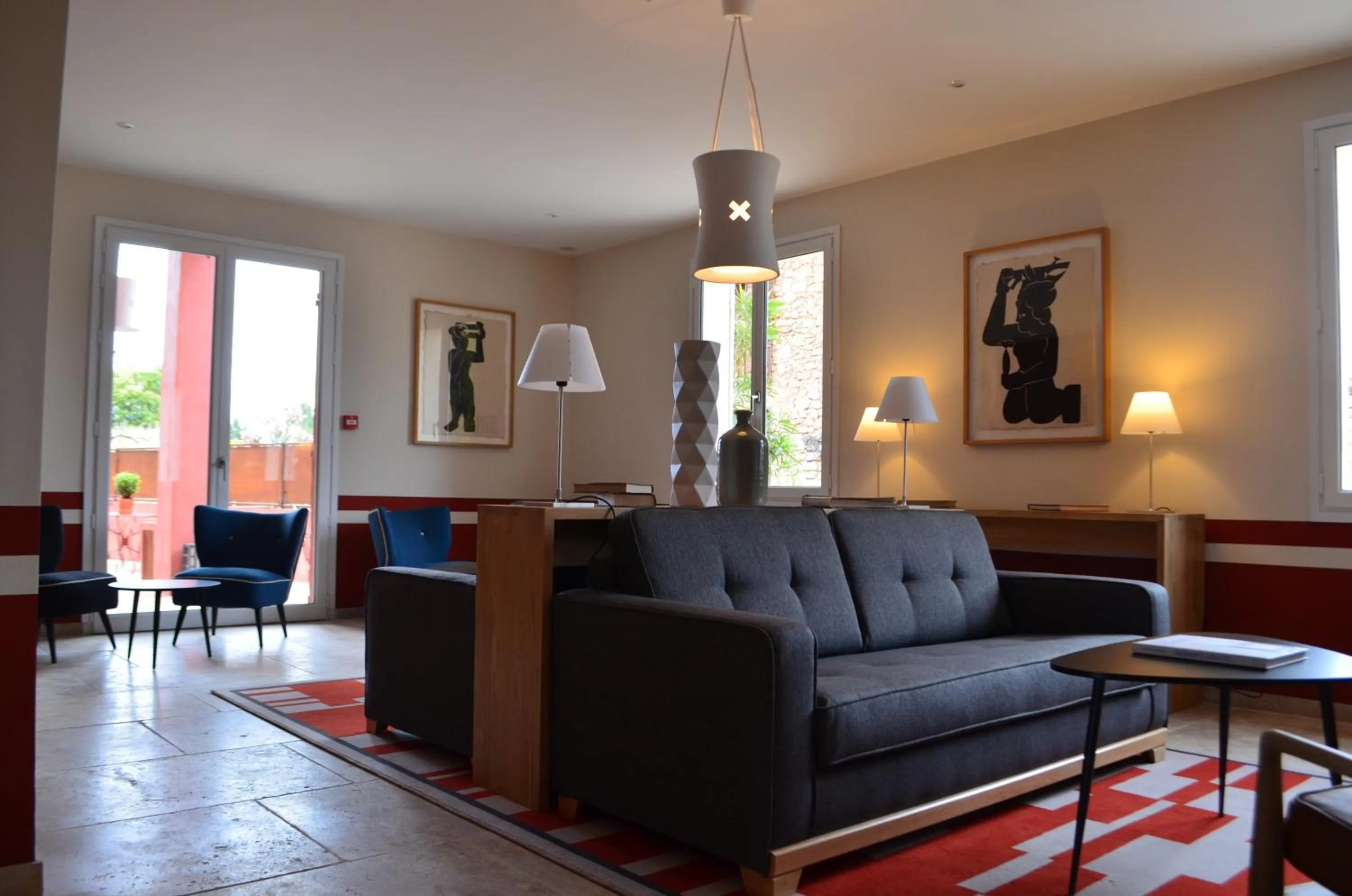 Living room in La Maison des Ocres - Provence