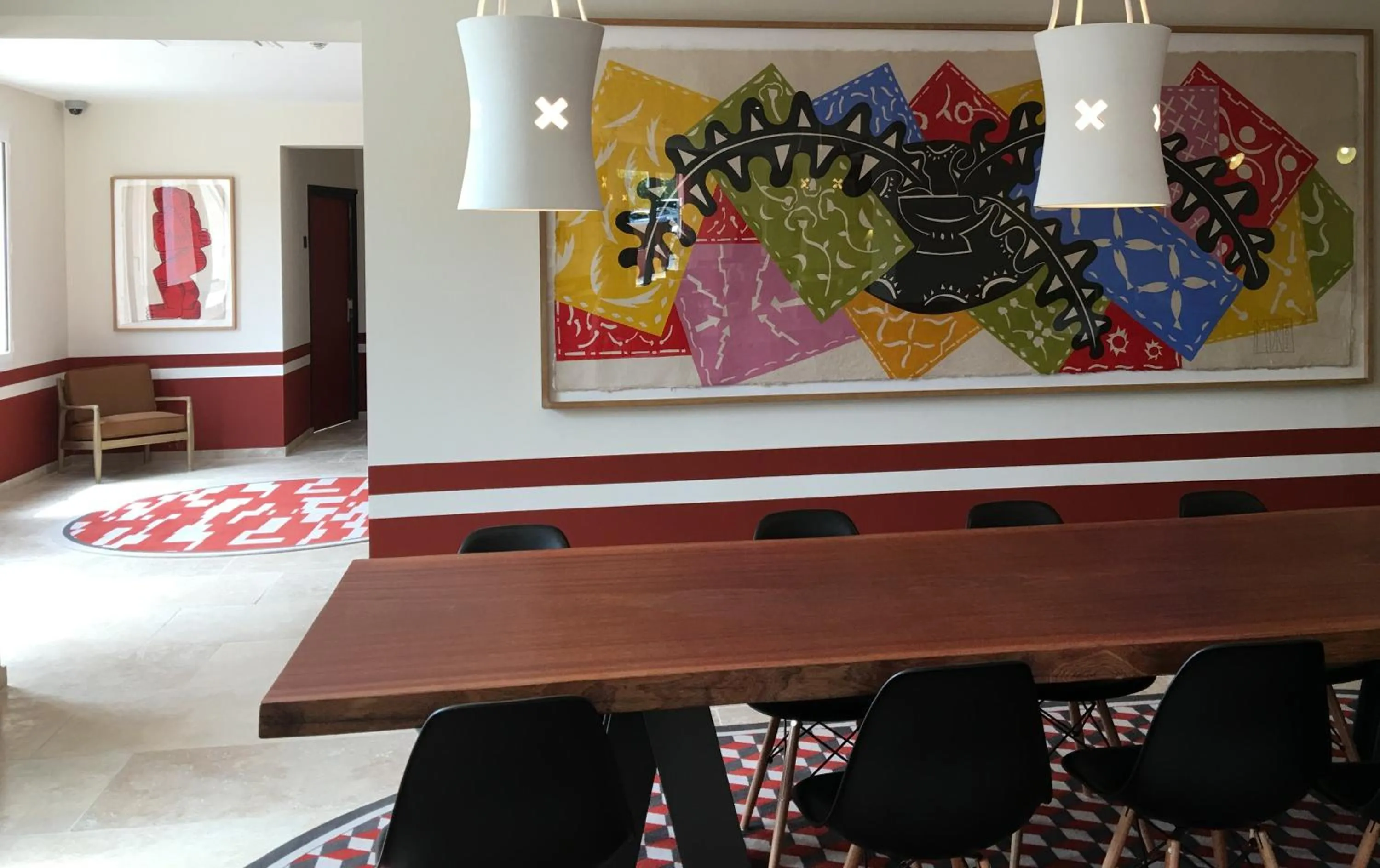 Lobby or reception in La Maison des Ocres - Provence