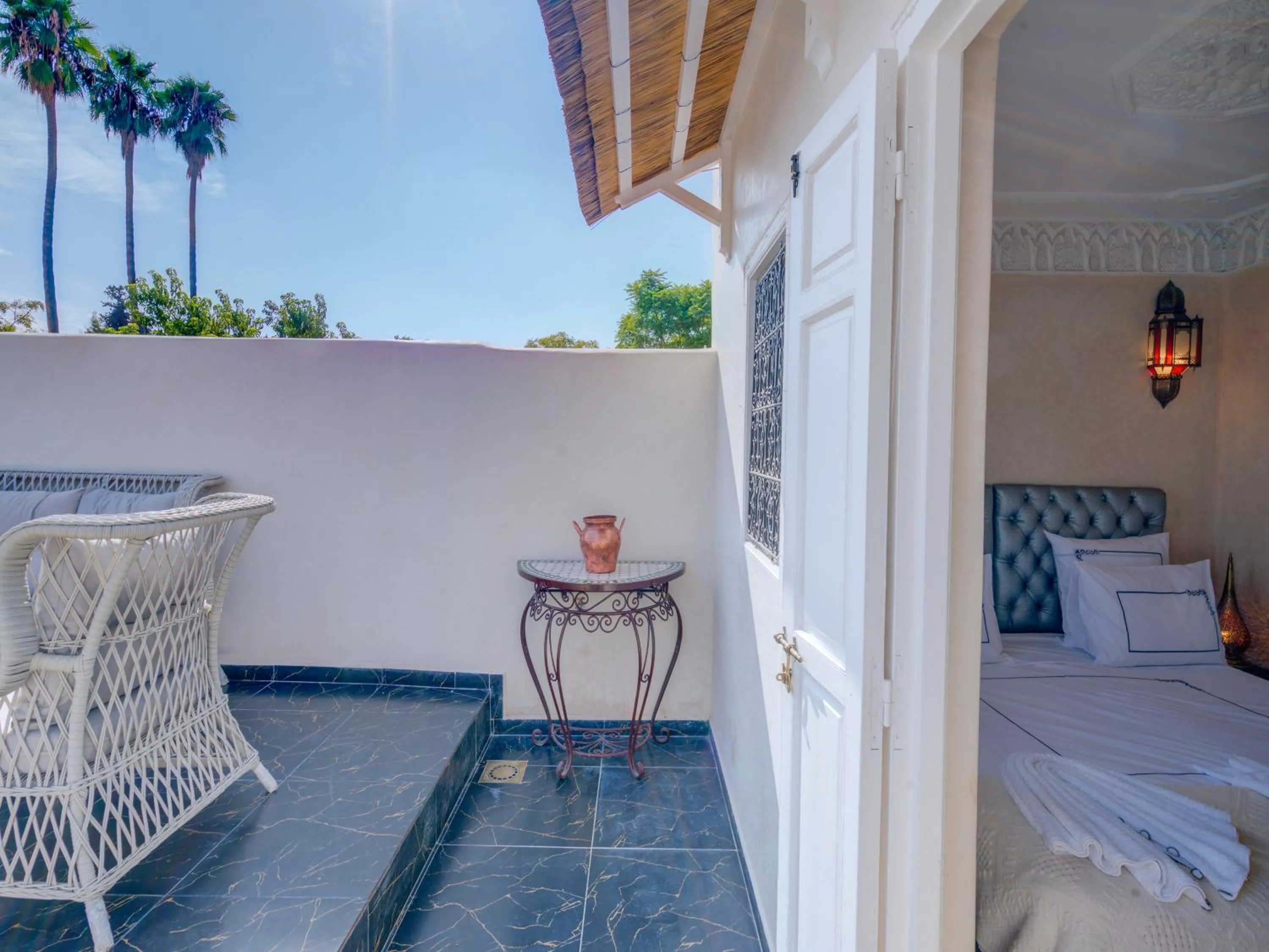 Bed in Riad Princesse Du Désert & Spa