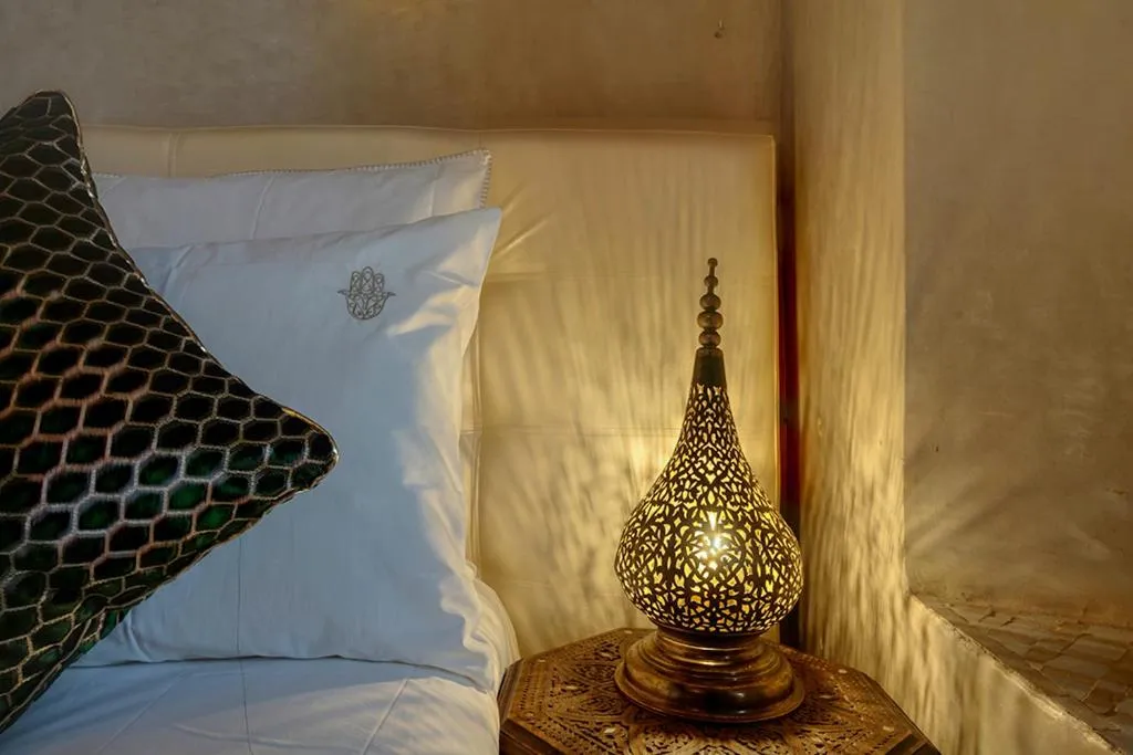 Bed in Riad Princesse Du Désert & Spa