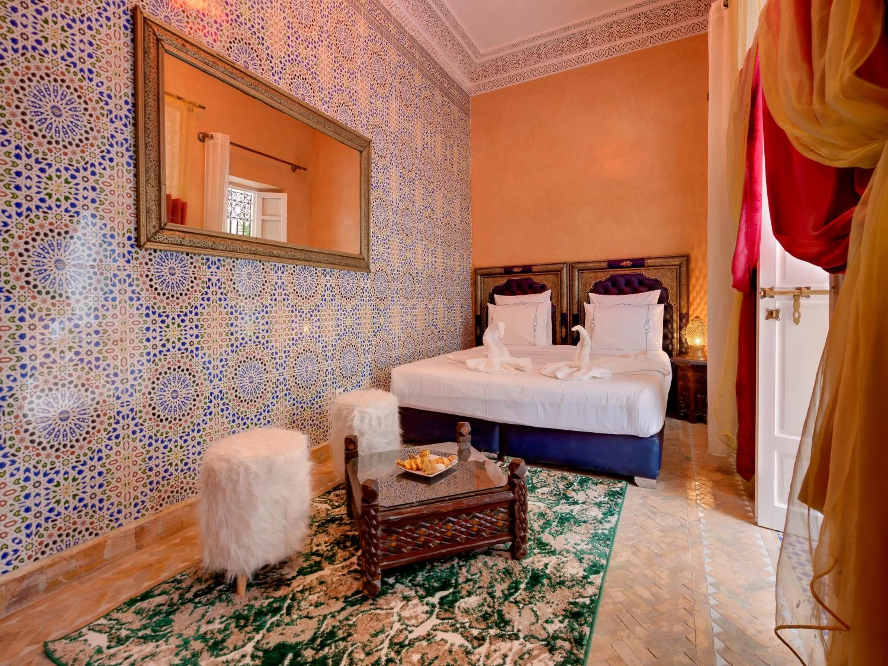 Bedroom, Bed in Riad Princesse Du Désert & Spa