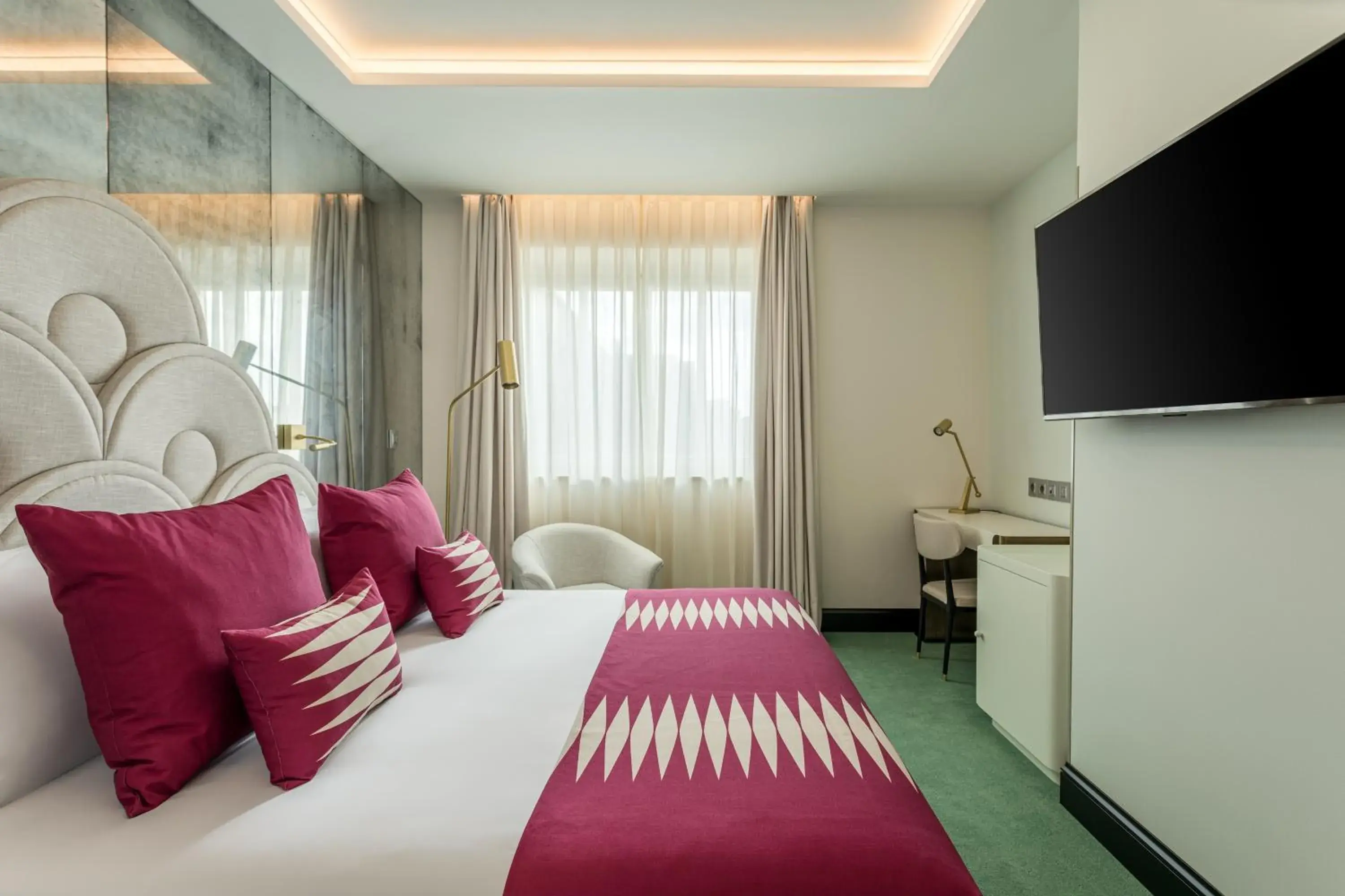 Bed in Room Mate Collection Gran Filippo, Rome-Fontana di Trevi Bed in Room Mate Collection Gran Filippo, Rome-Fontana di Trevi