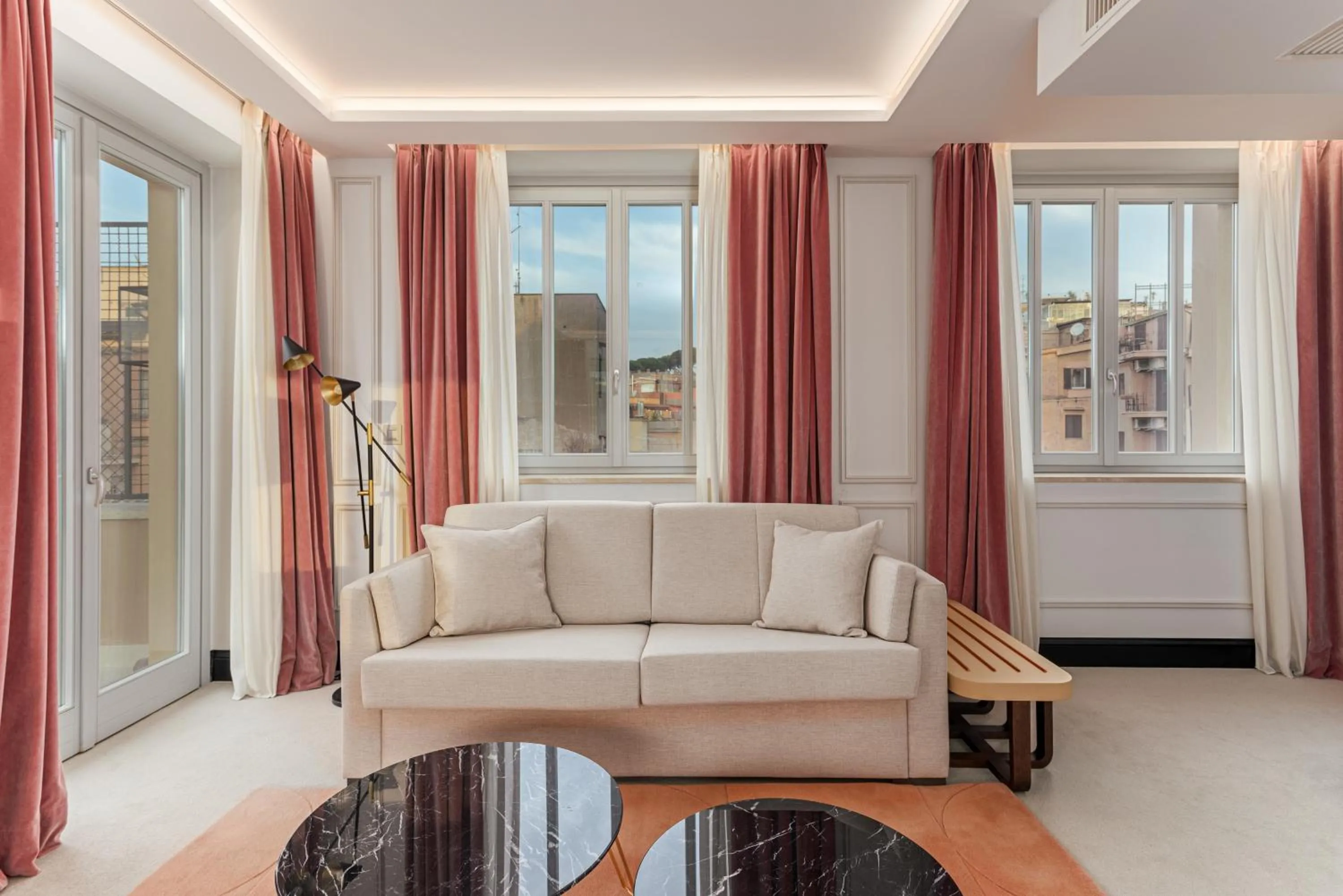 Living room in Room Mate Collection Gran Filippo, Rome-Fontana di Trevi