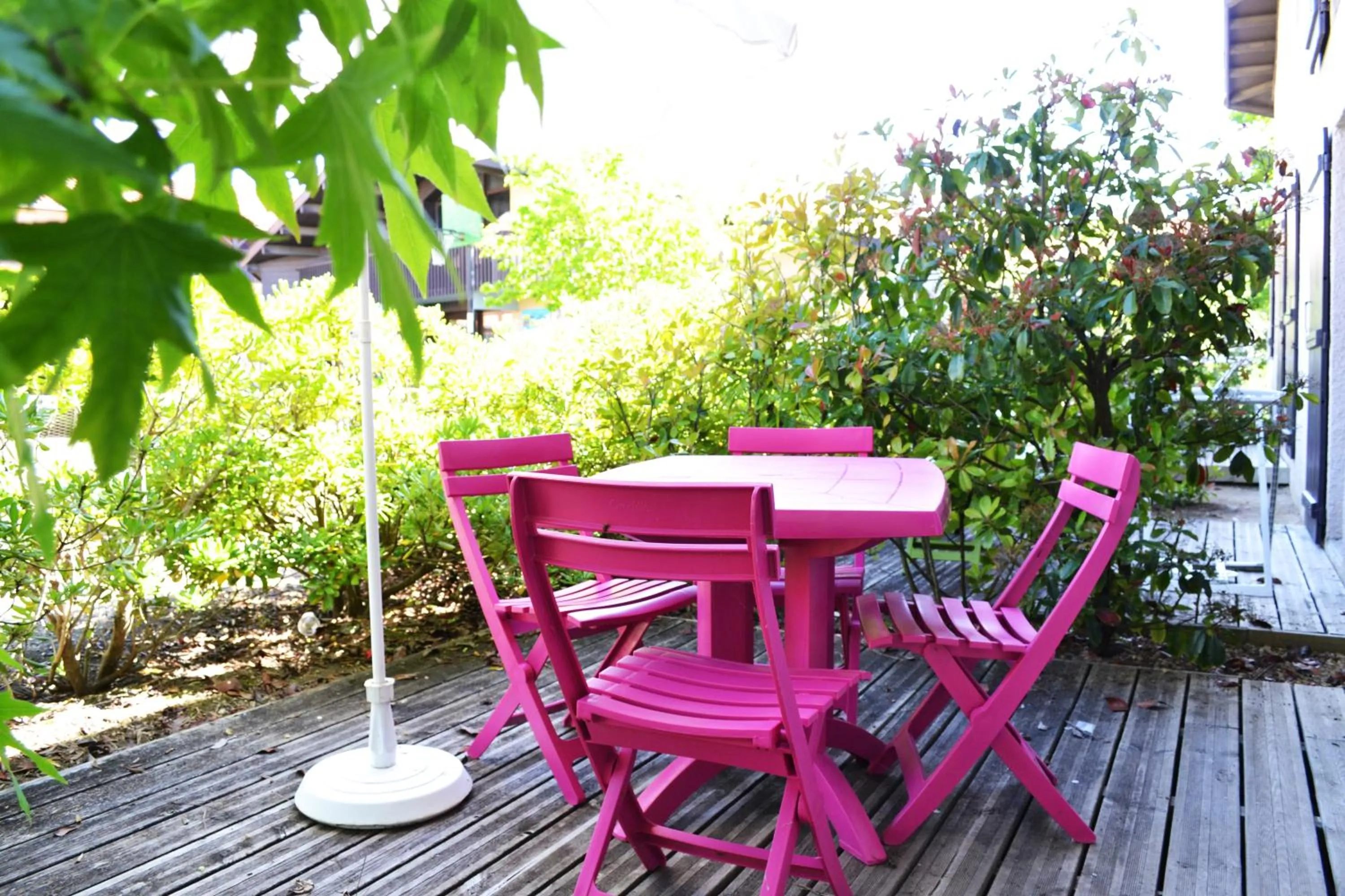 Patio in Village Vacances Le Junka