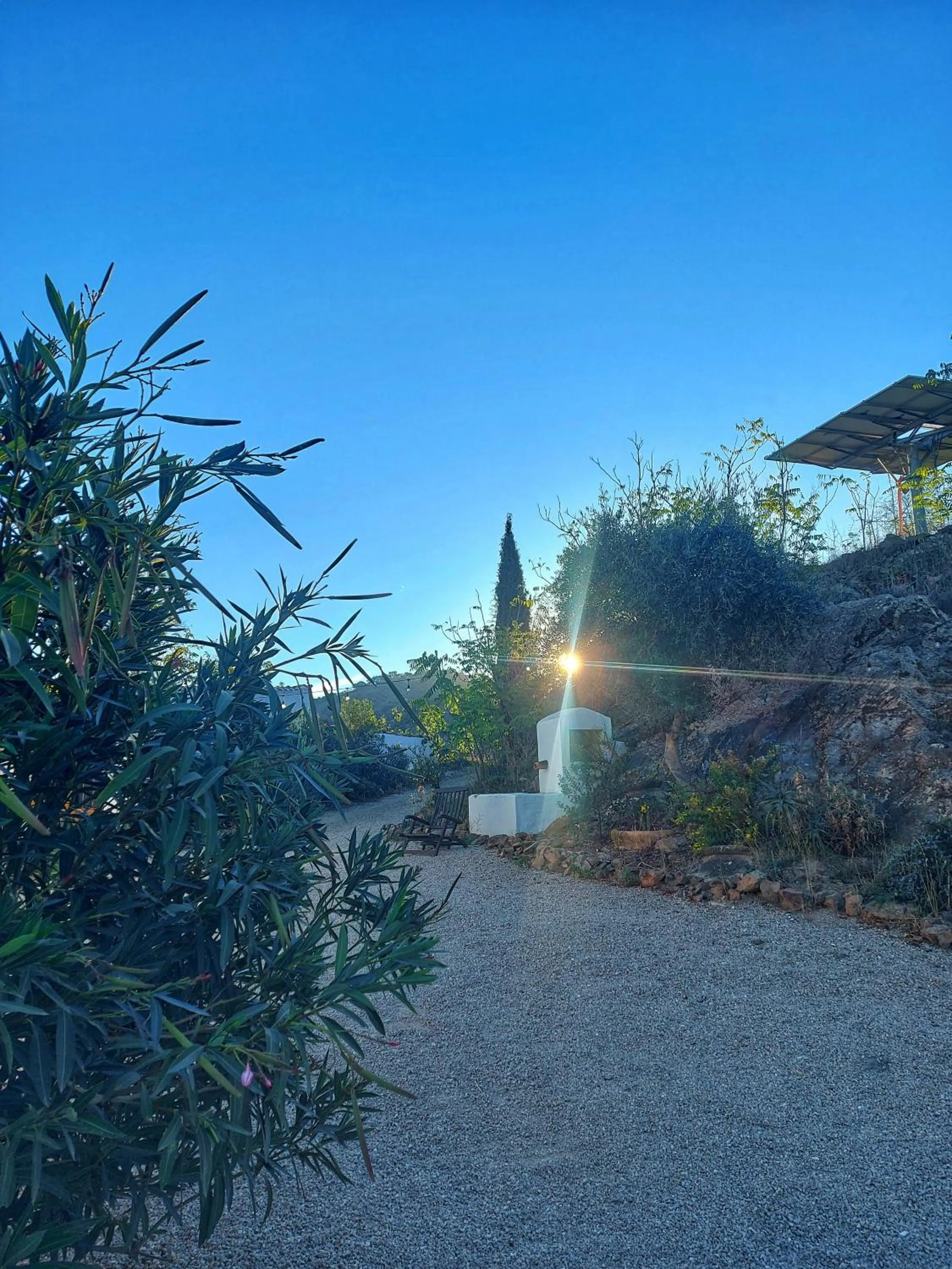 Natural landscape in Finca Serrato