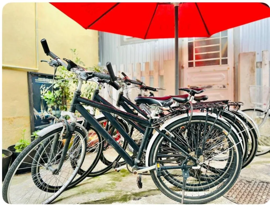 Cycling in May's House Hoi An