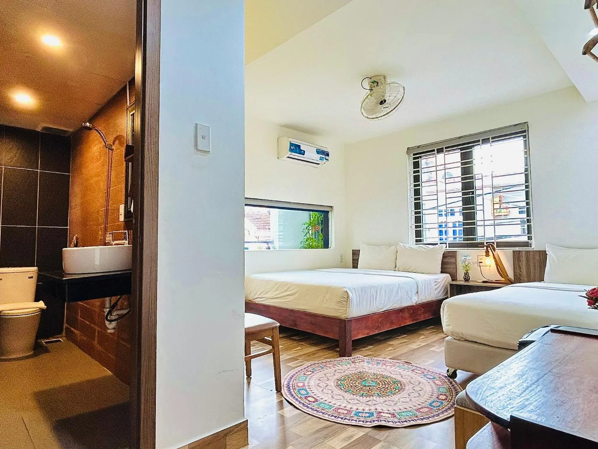 Toilet, Bed in May's House Hoi An