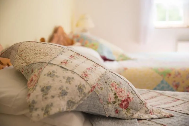 Bed in Shannon Breeze B&B