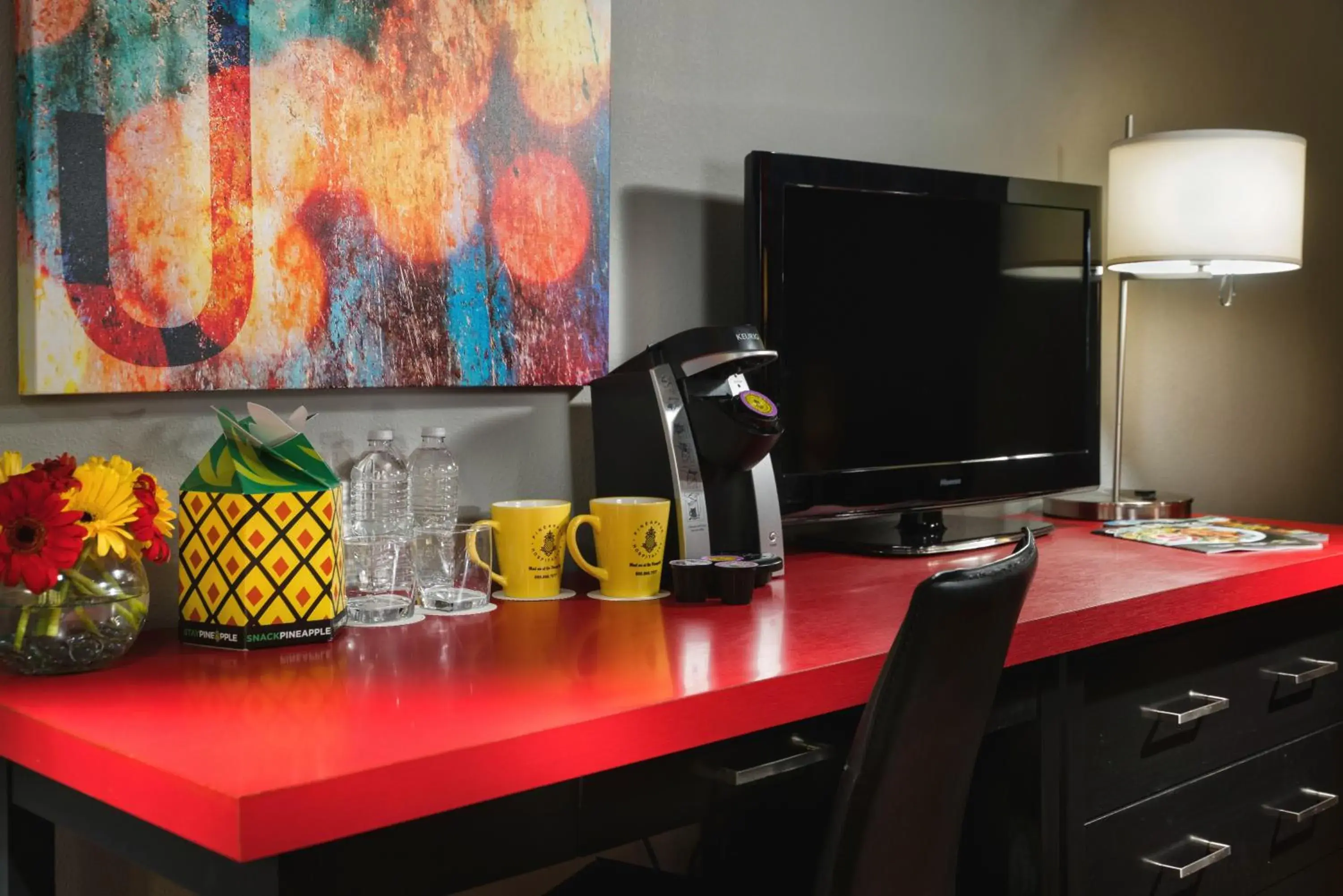 Food and drinks in Staypineapple, Hotel FIVE, Downtown Seattle Food and drinks in Staypineapple, Hotel FIVE, Downtown Seattle