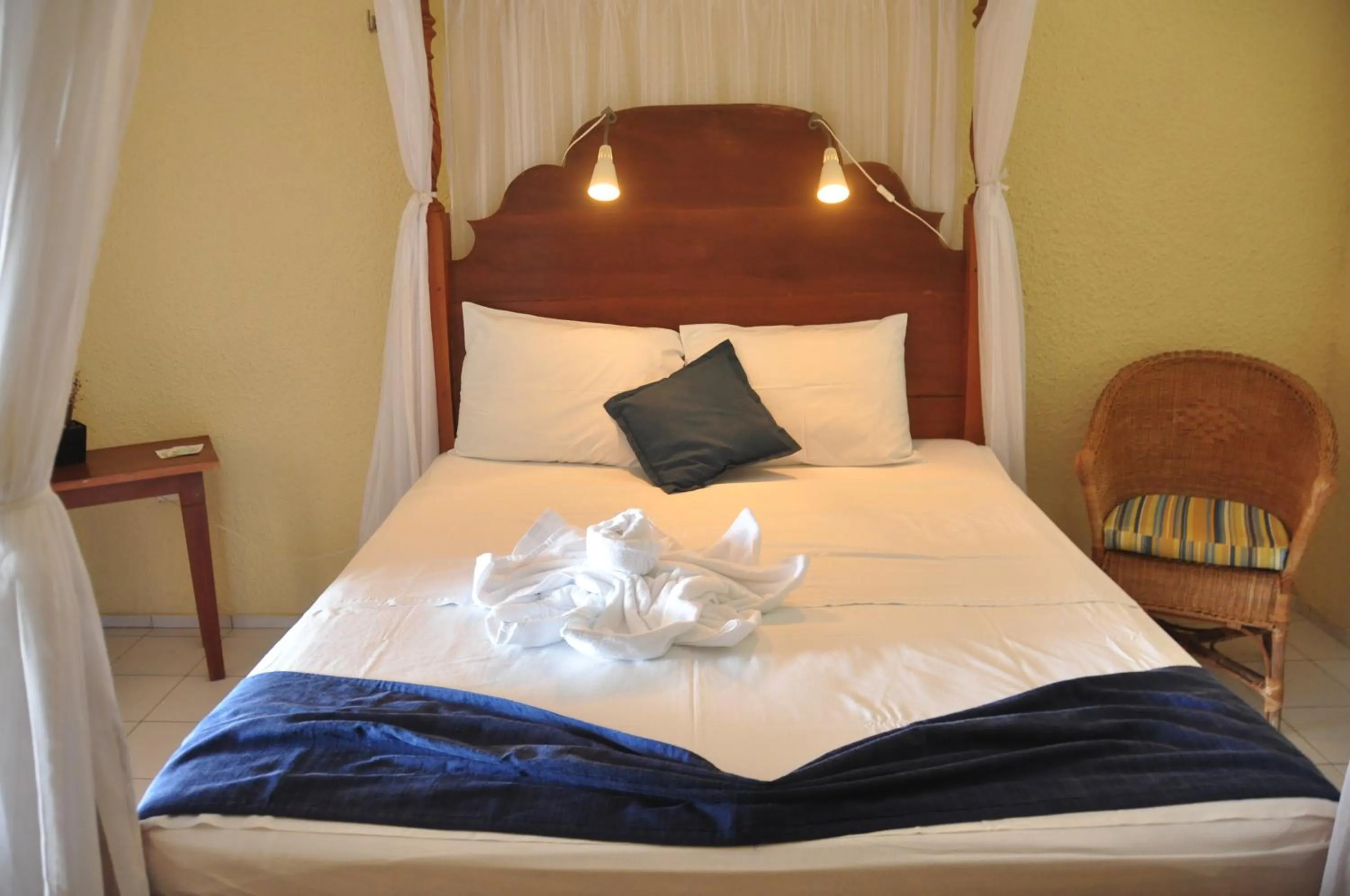 Bed in Pousada Azul Marinho