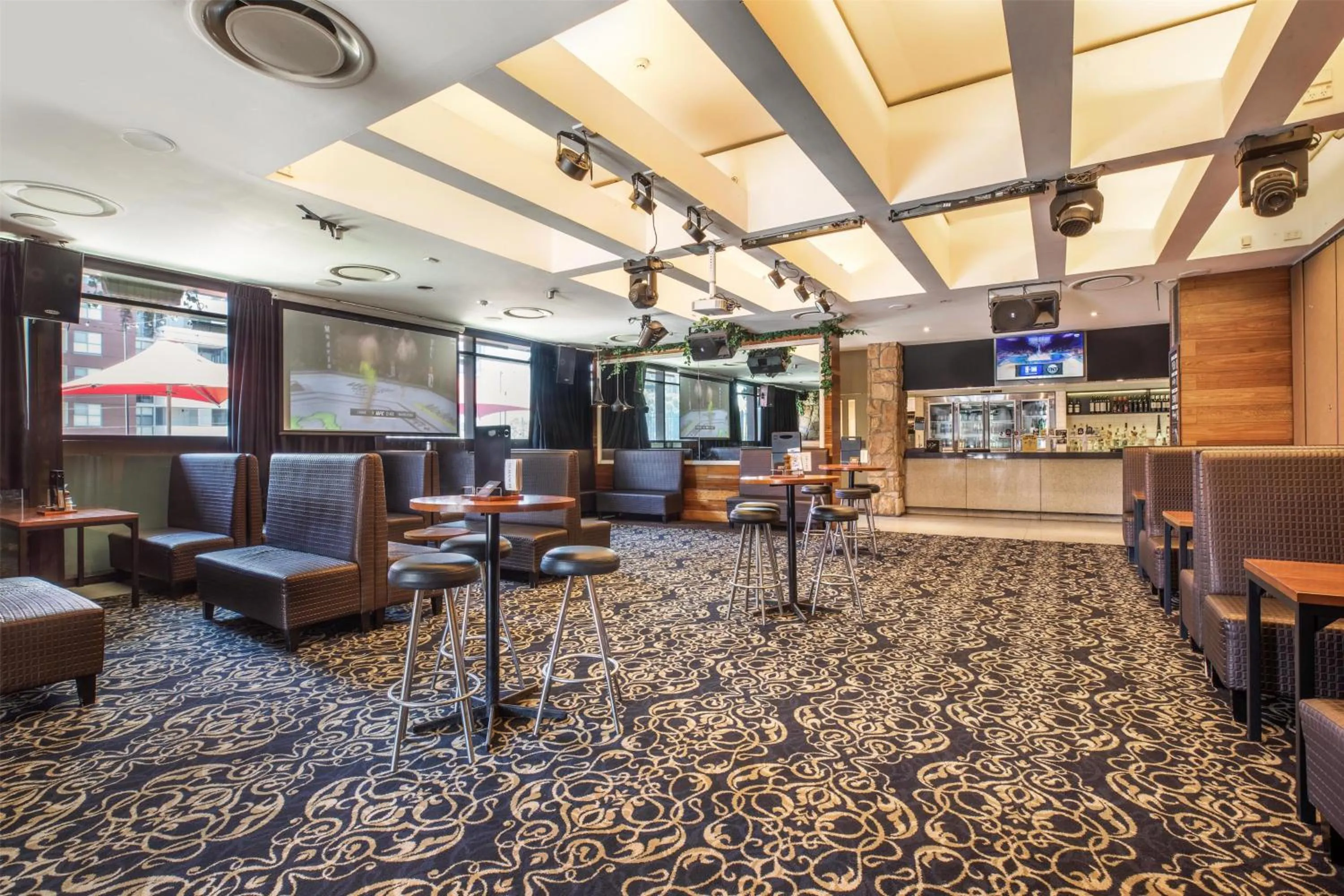 Lounge or bar in Nightcap at the Ranch Hotel