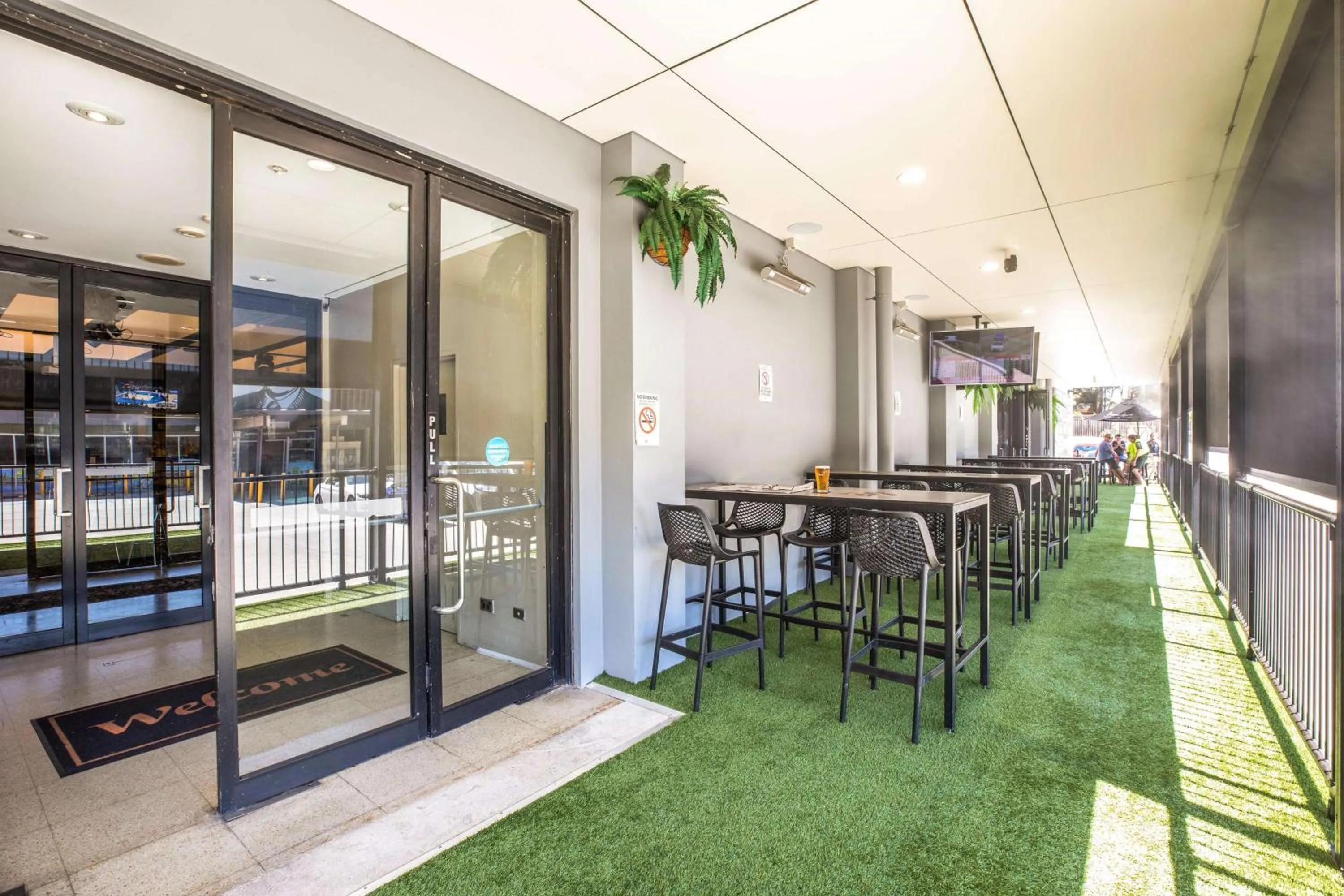 Property building in Nightcap at the Ranch Hotel