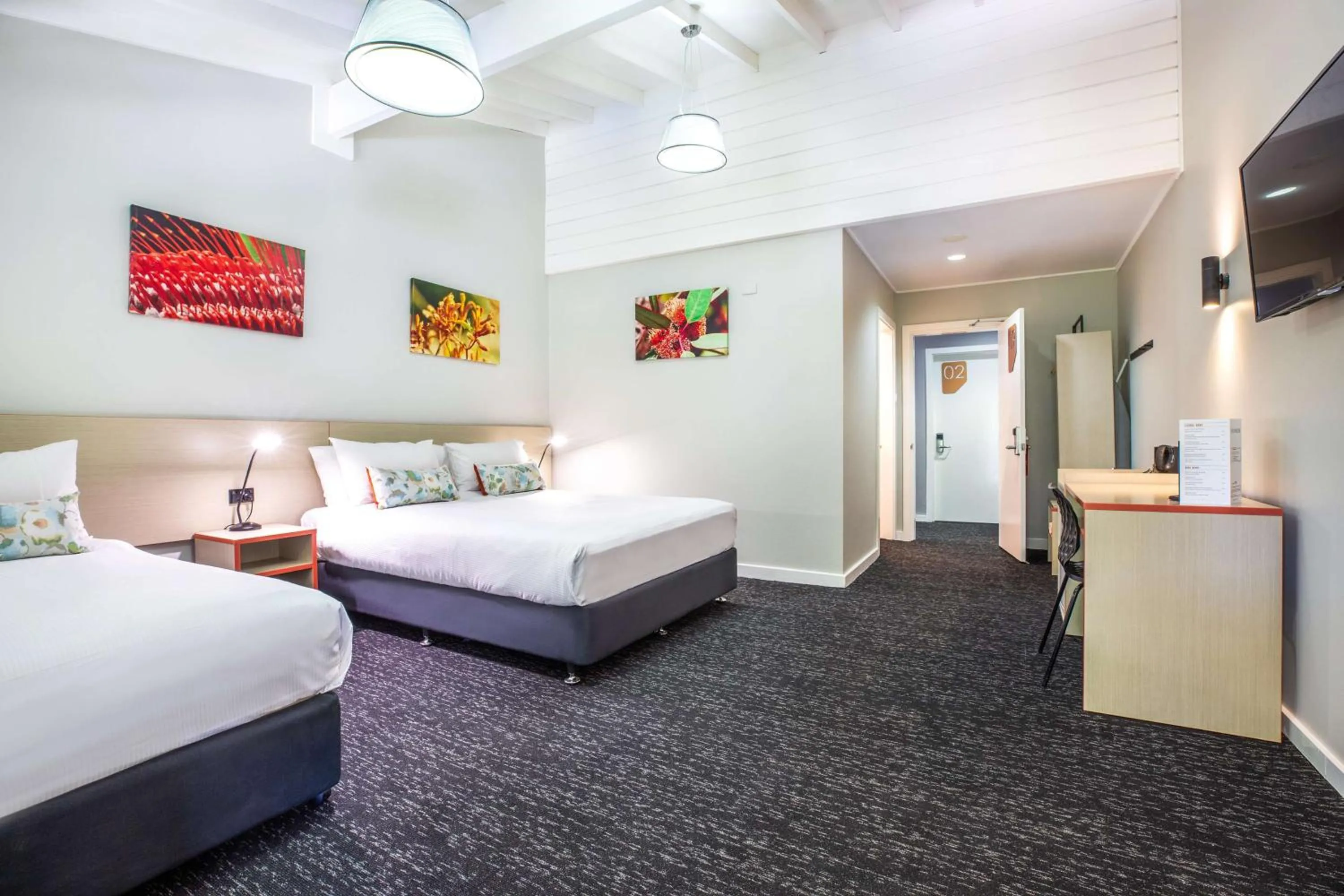 Bedroom, Bed in Nightcap at the Ranch Hotel