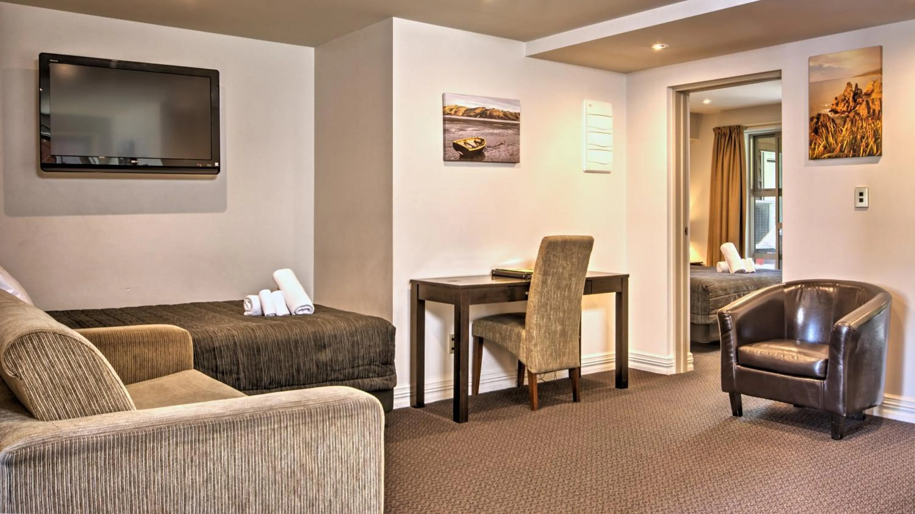 Living room in Autoline Motel Queenstown