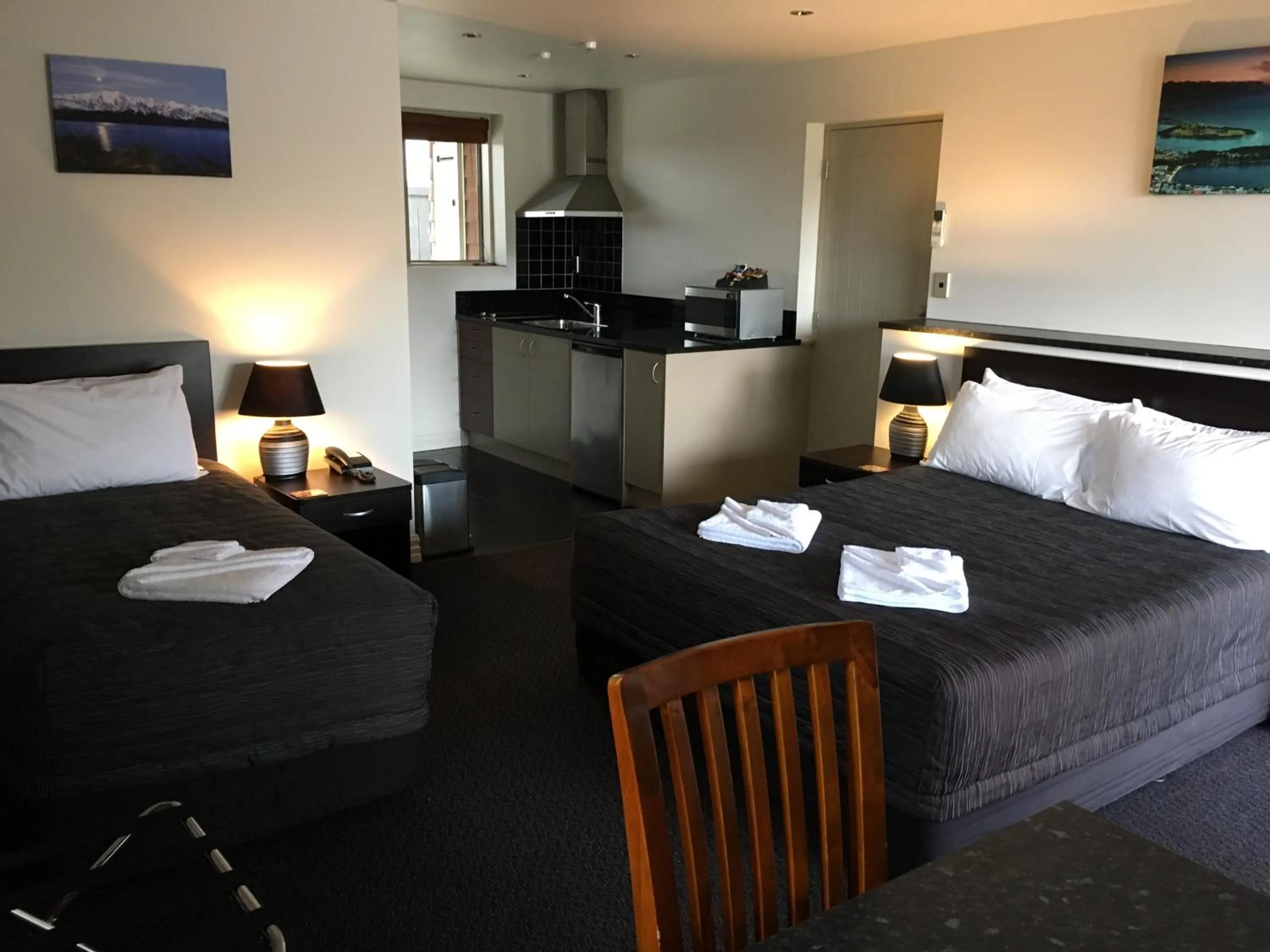 Bed in Autoline Motel Queenstown