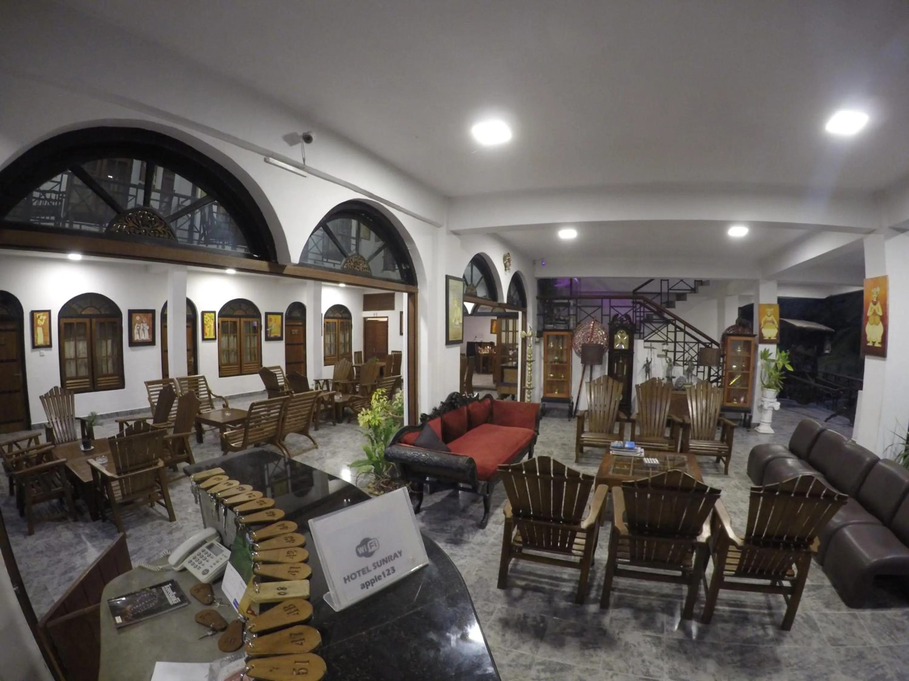 Lobby or reception in Hotel Sunray