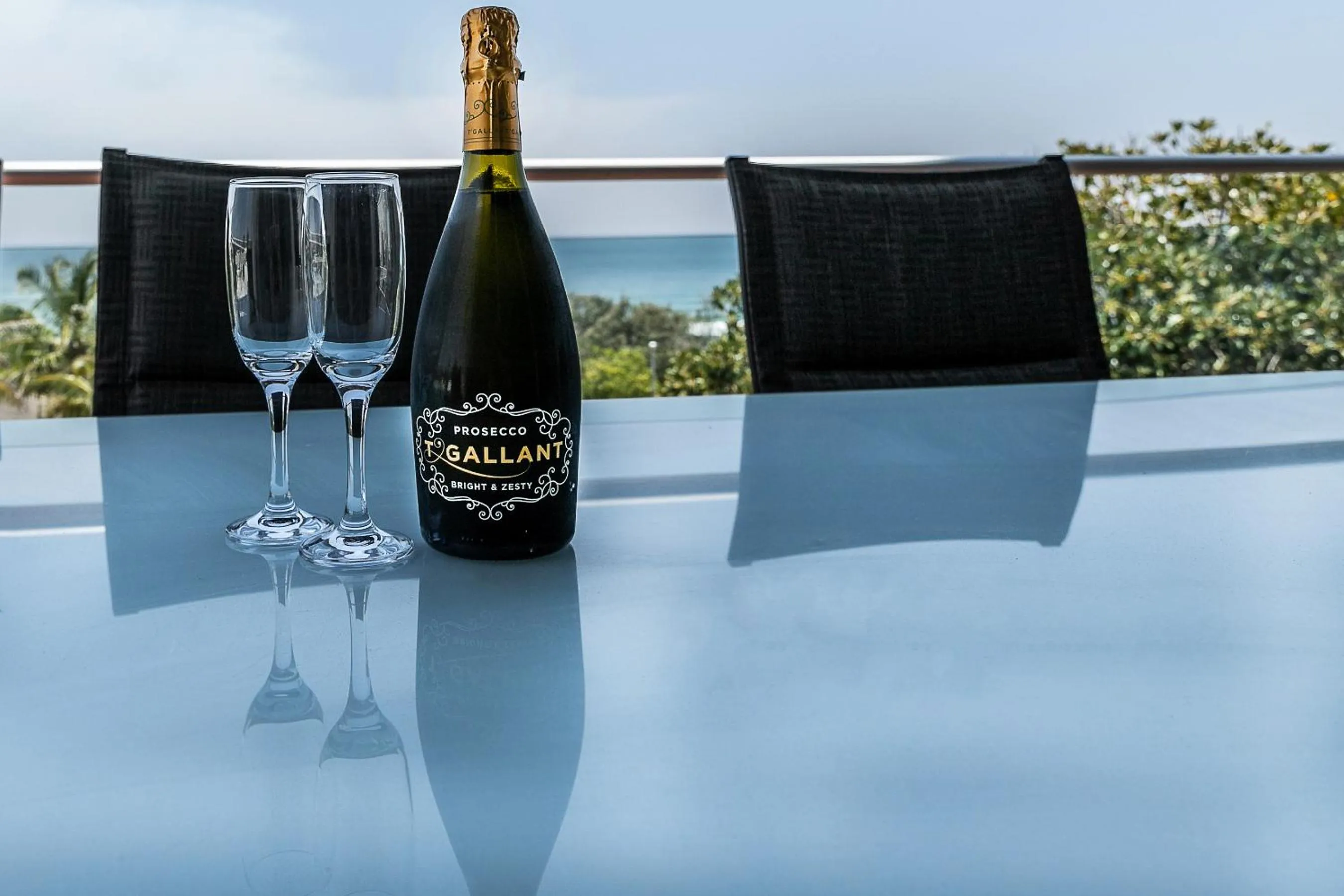 Sea view in Aqua Promenade Beachfront Holiday Apartments