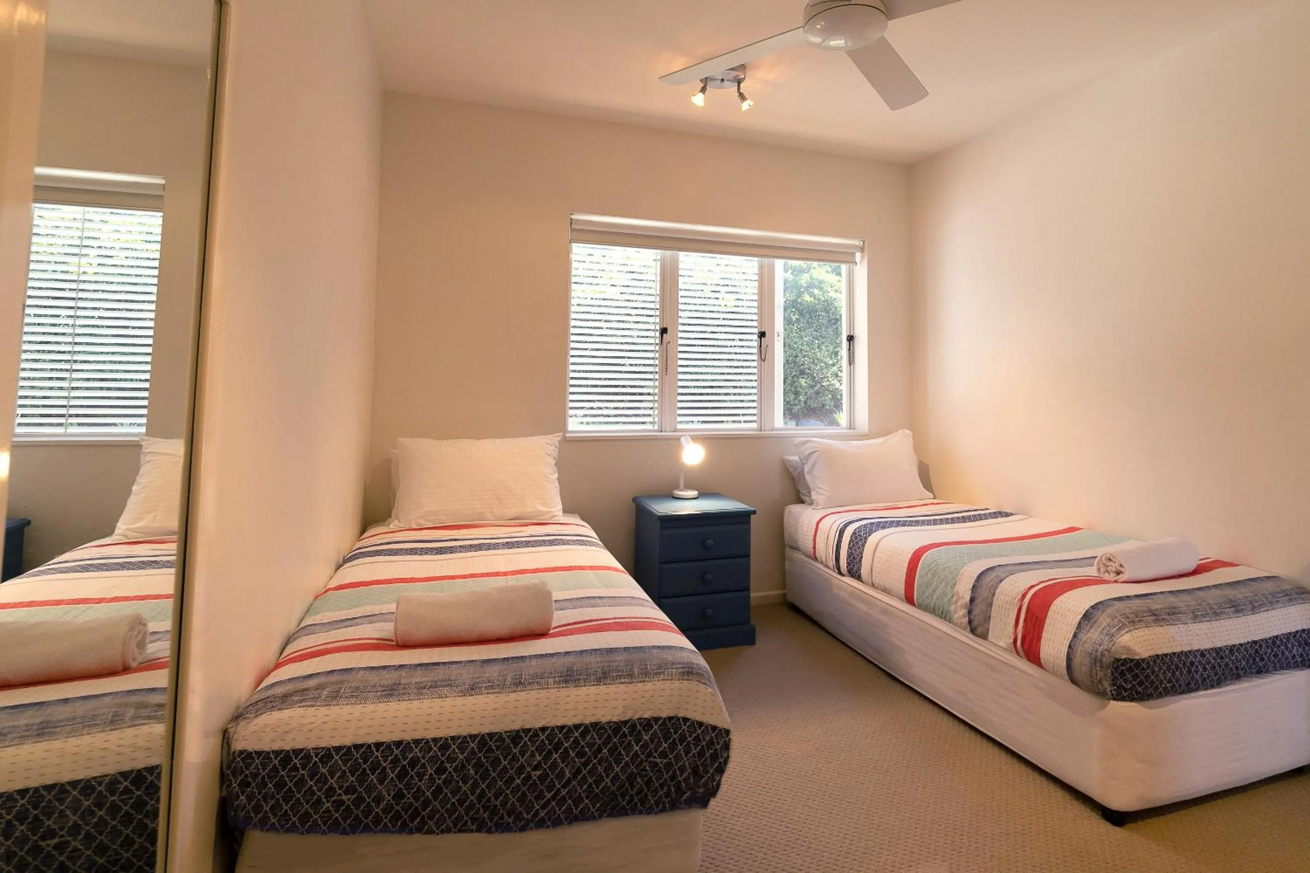 Bedroom, Bed in Aqua Promenade Beachfront Holiday Apartments