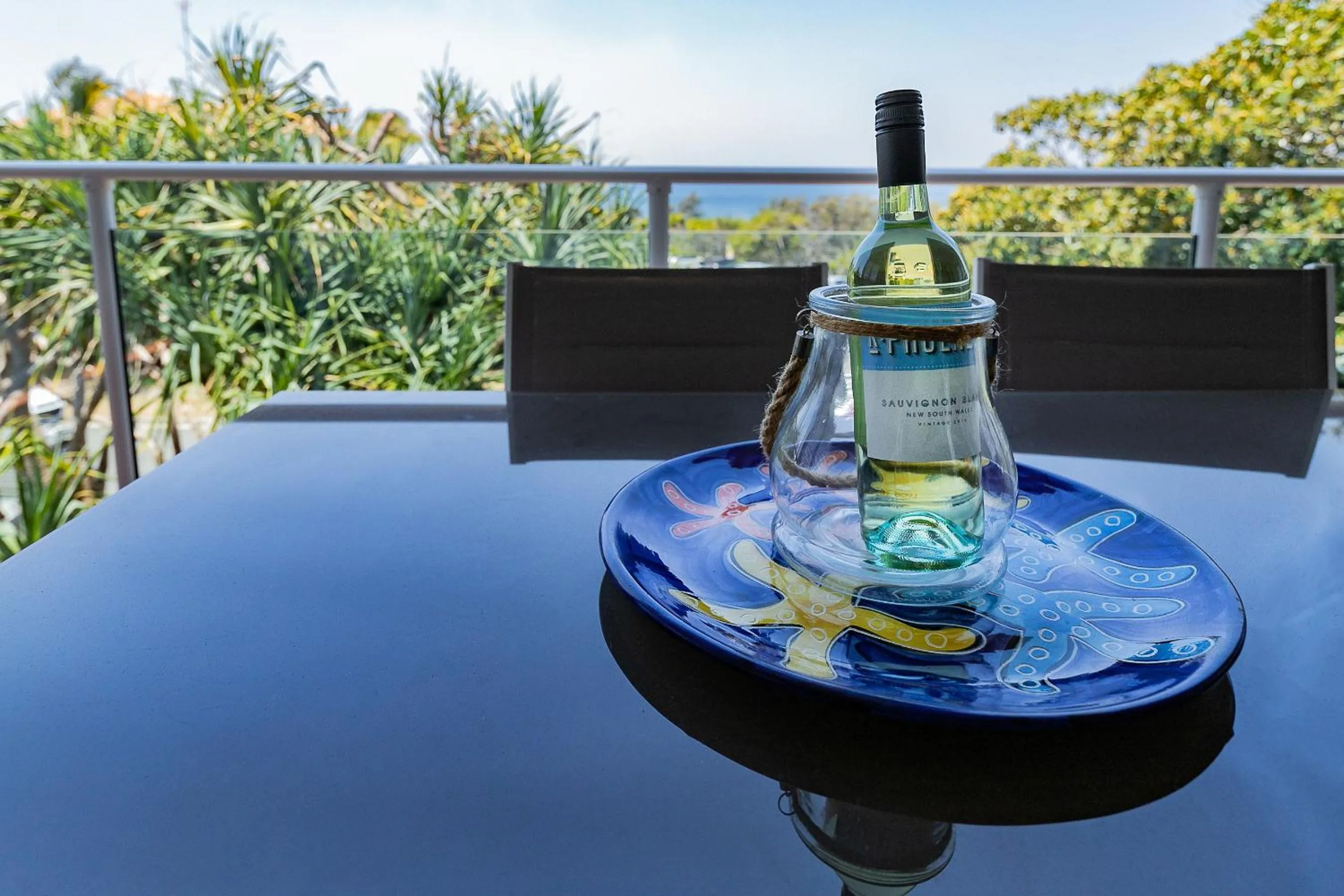 Balcony/Terrace in Aqua Promenade Beachfront Holiday Apartments
