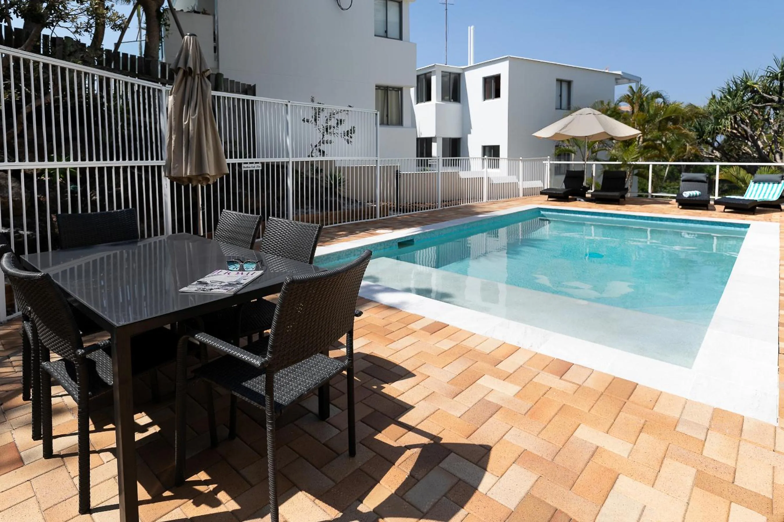 Swimming pool in Aqua Promenade Beachfront Holiday Apartments