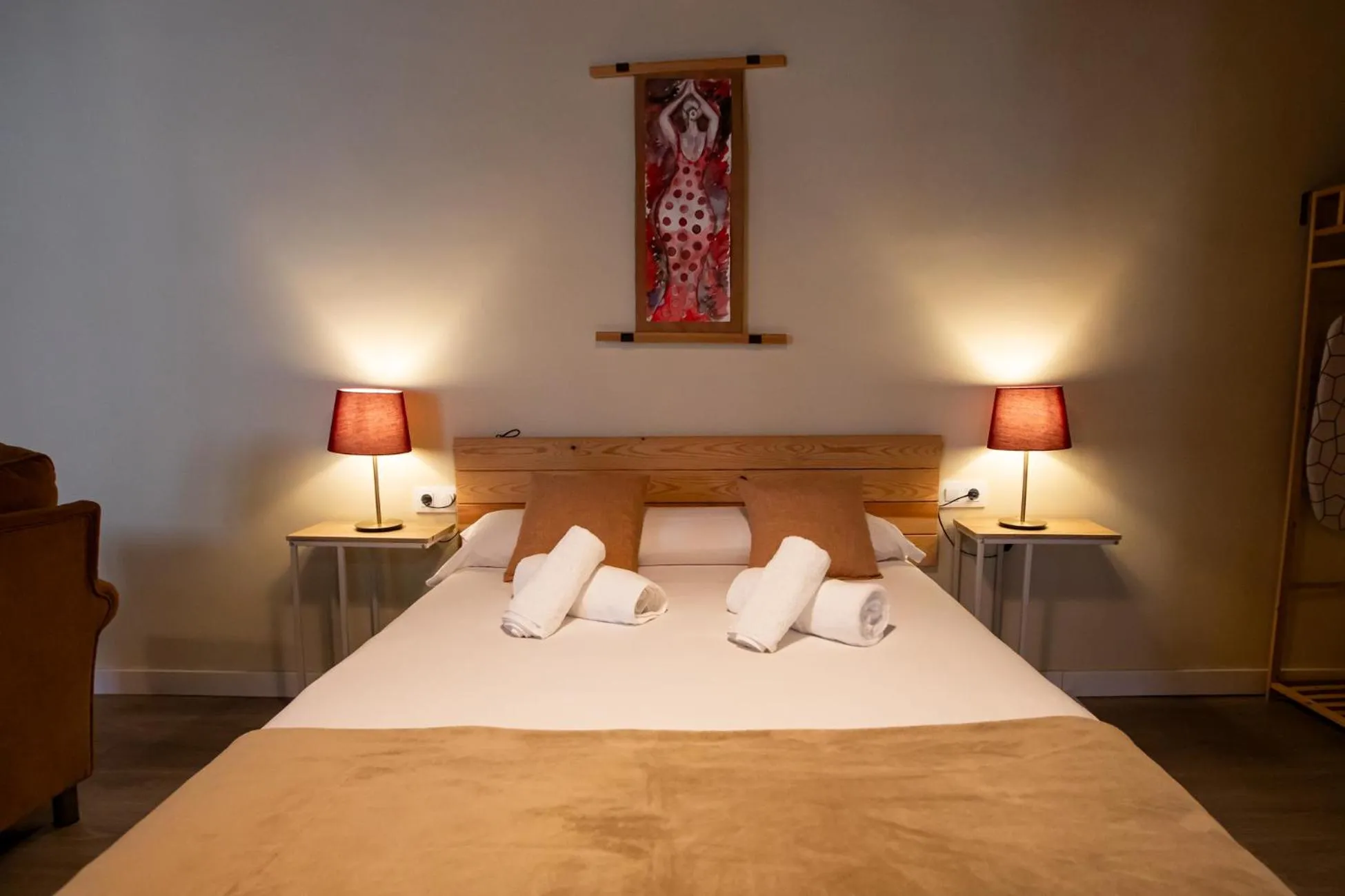 Bed in Apartamentos Doña Concha