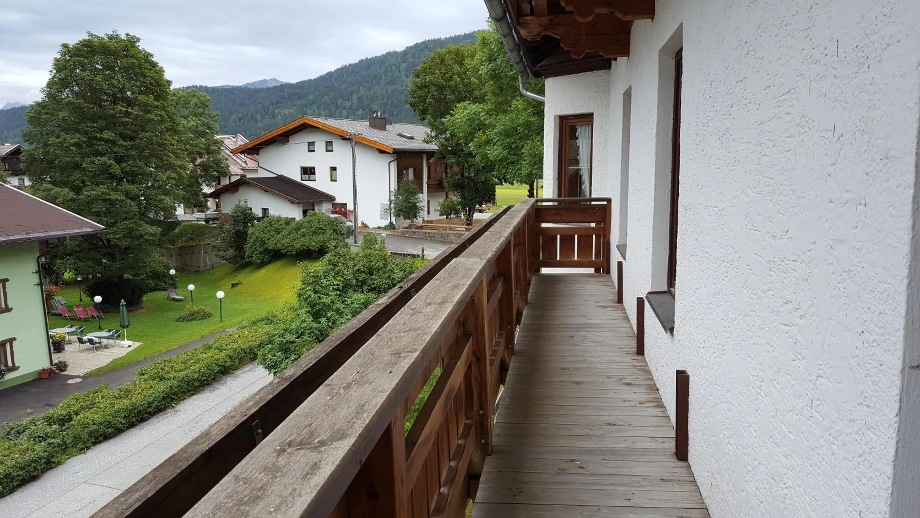 Balcony/Terrace in Hotel Gasthof Gaistal