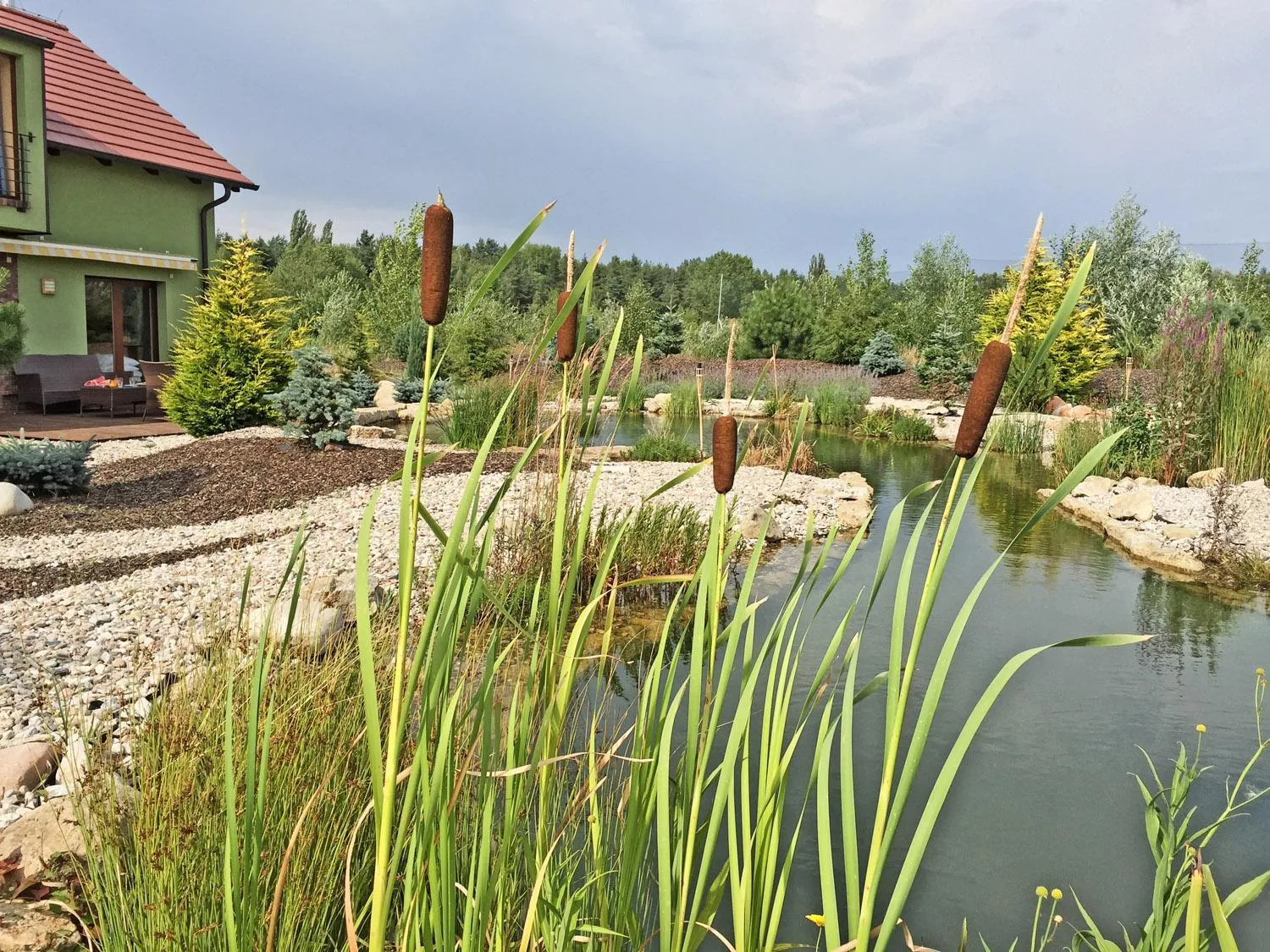 Natural landscape in Lake View Apartments near Golf Resort Kunětická Hora, Dříteč