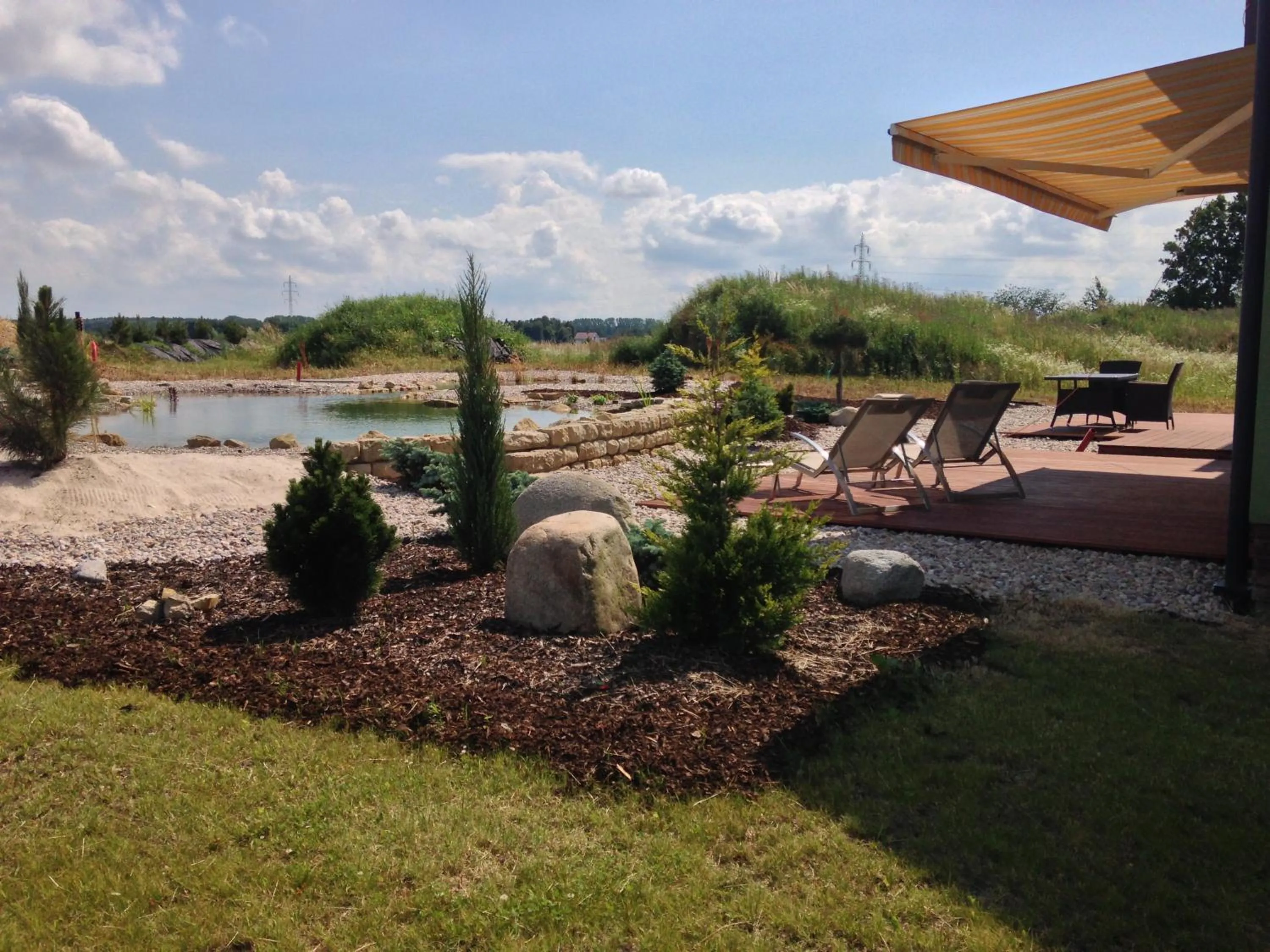 Garden in Lake View Apartments near Golf Resort Kunětická Hora, Dříteč