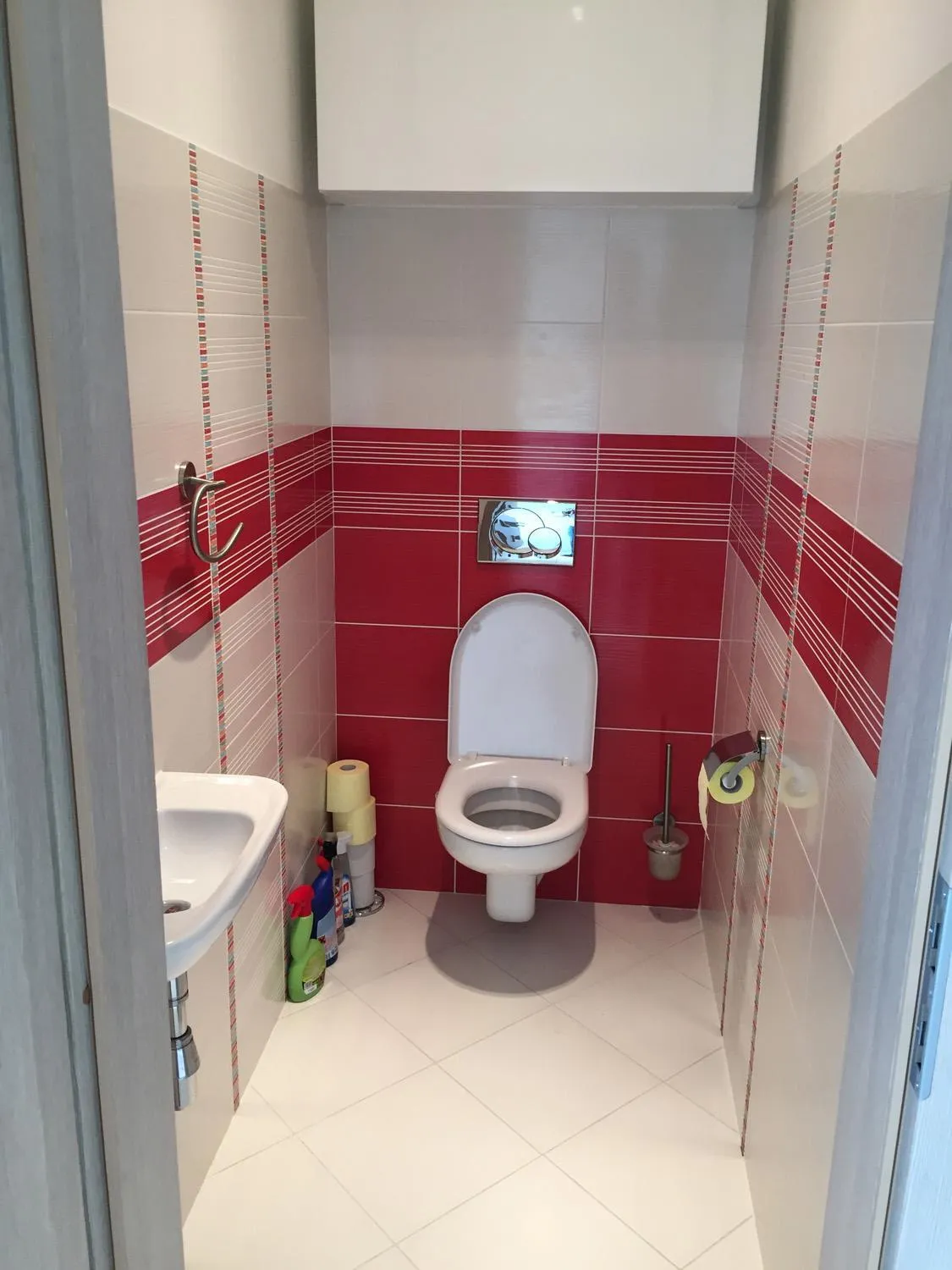 Toilet in Lake View Apartments near Golf Resort Kunětická Hora, Dříteč