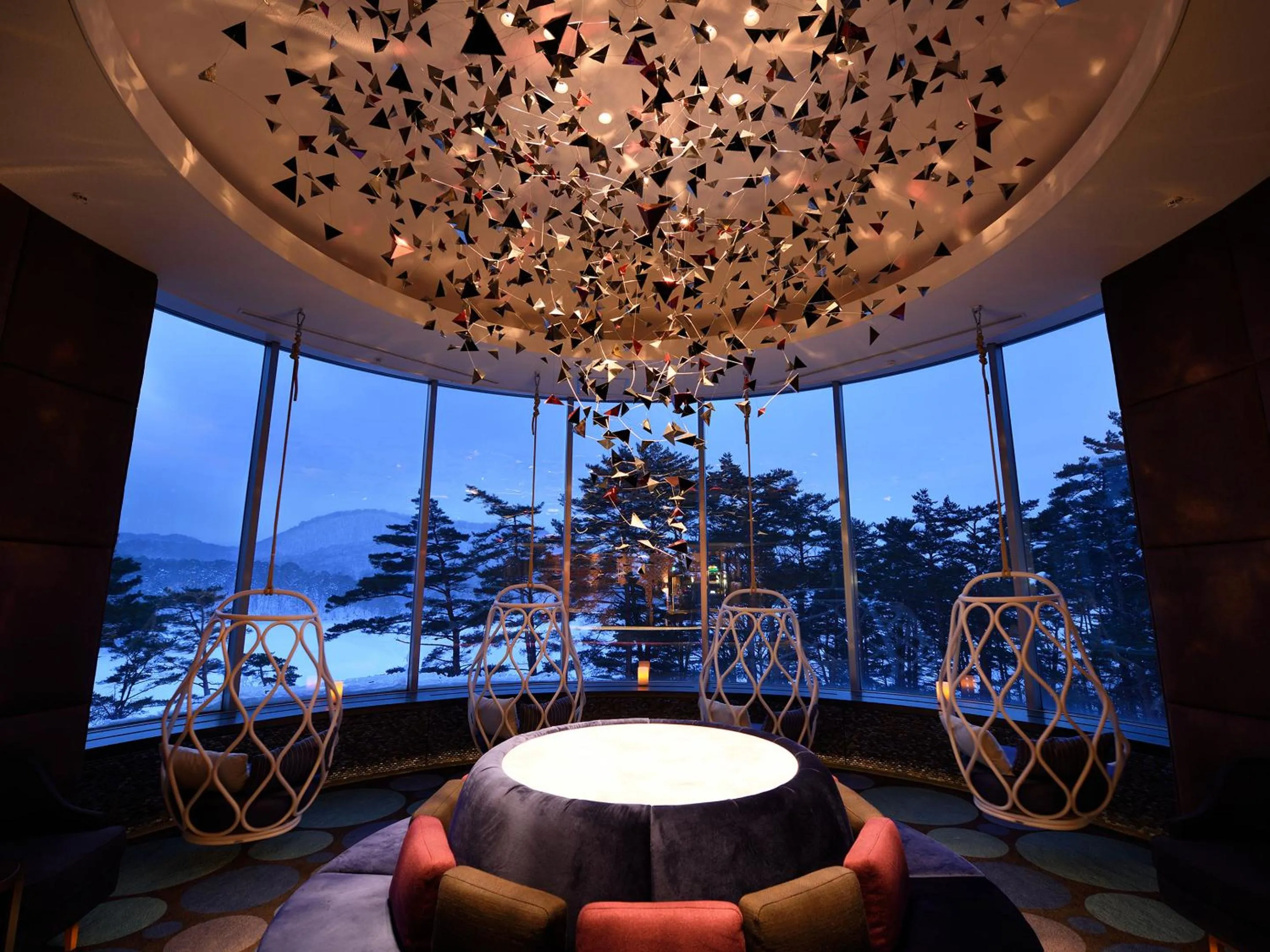 Lounge or bar in Urabandai Lake Resort Geihinkan Nekoma Rikyu