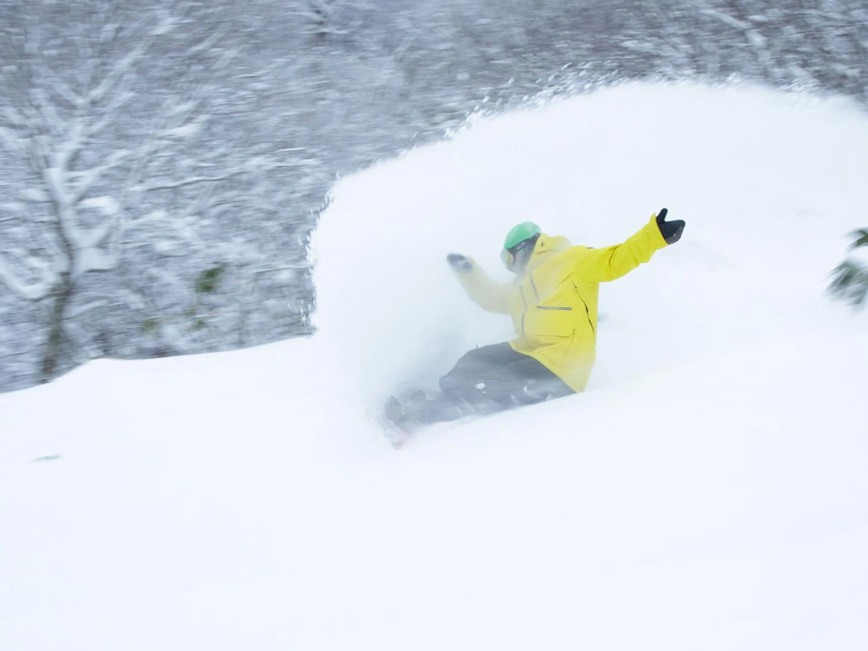 Skiing in Urabandai Lake Resort Geihinkan Nekoma Rikyu