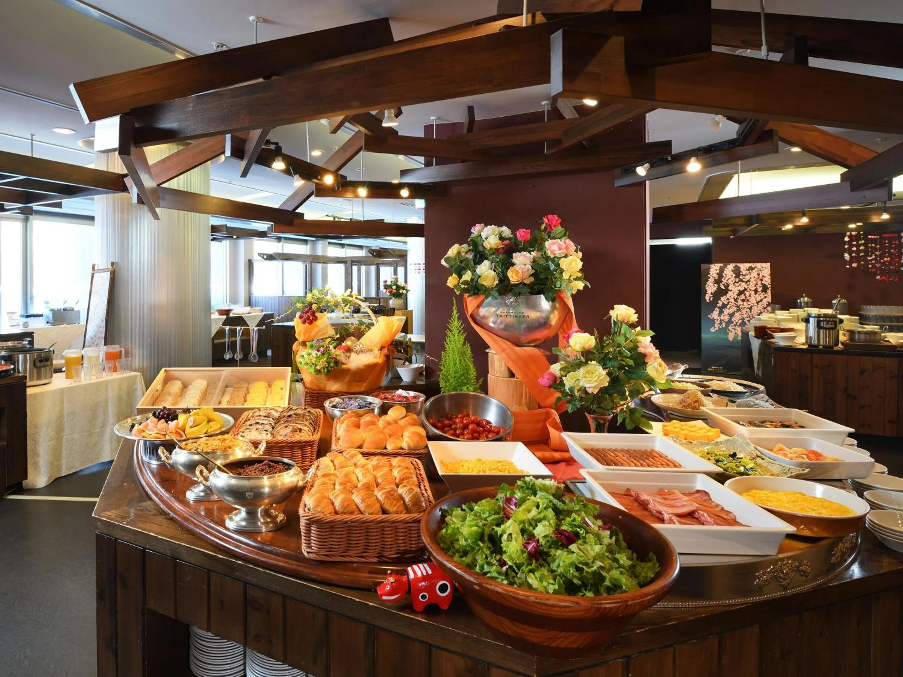 Breakfast in Urabandai Lake Resort Geihinkan Nekoma Rikyu