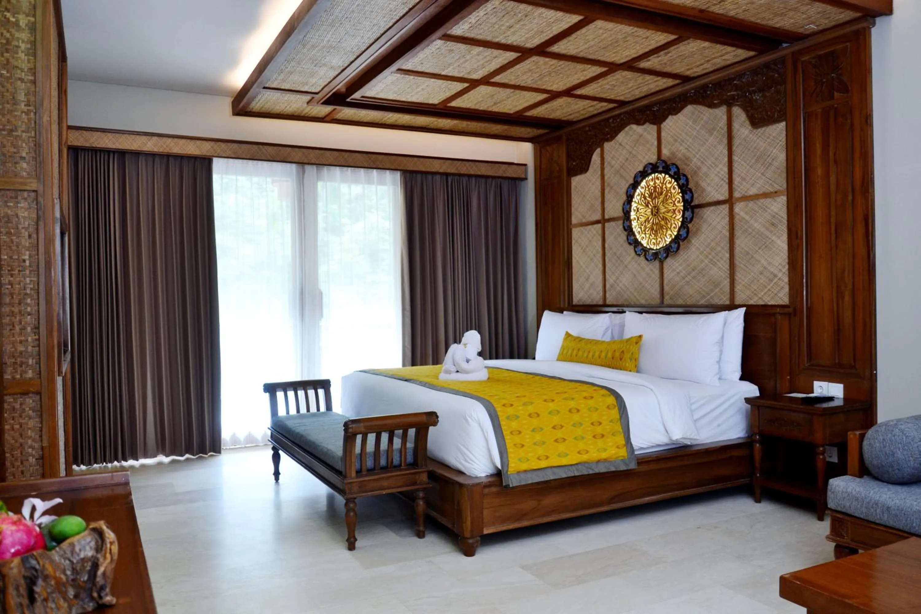 Bed in Kenran Resort Ubud By Soscomma
