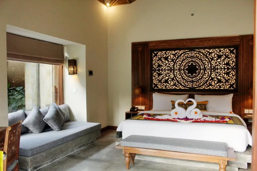 Bed in Kenran Resort Ubud By Soscomma