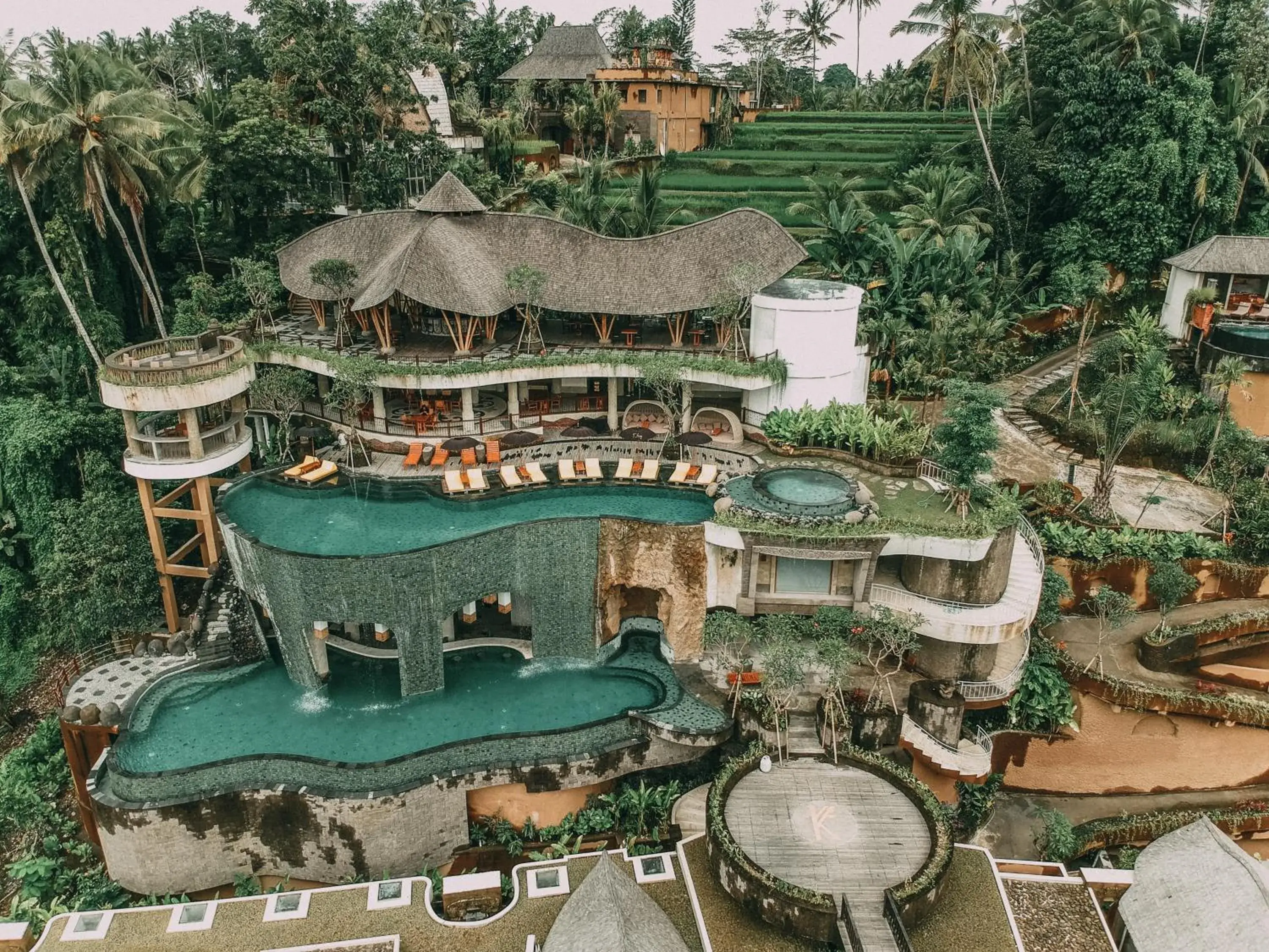 Property building in Kenran Resort Ubud By Soscomma Property building in Kenran Resort Ubud By Soscomma