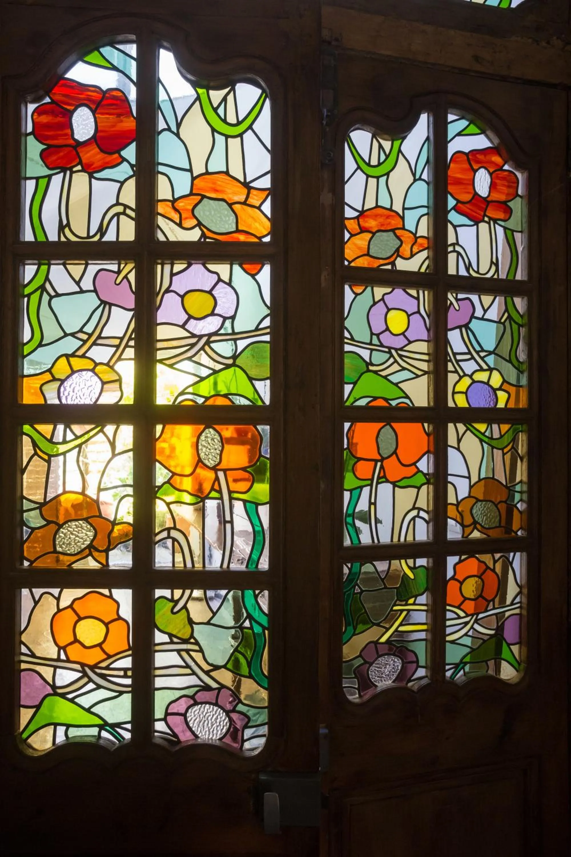 Decorative detail in Hotel de La Paix