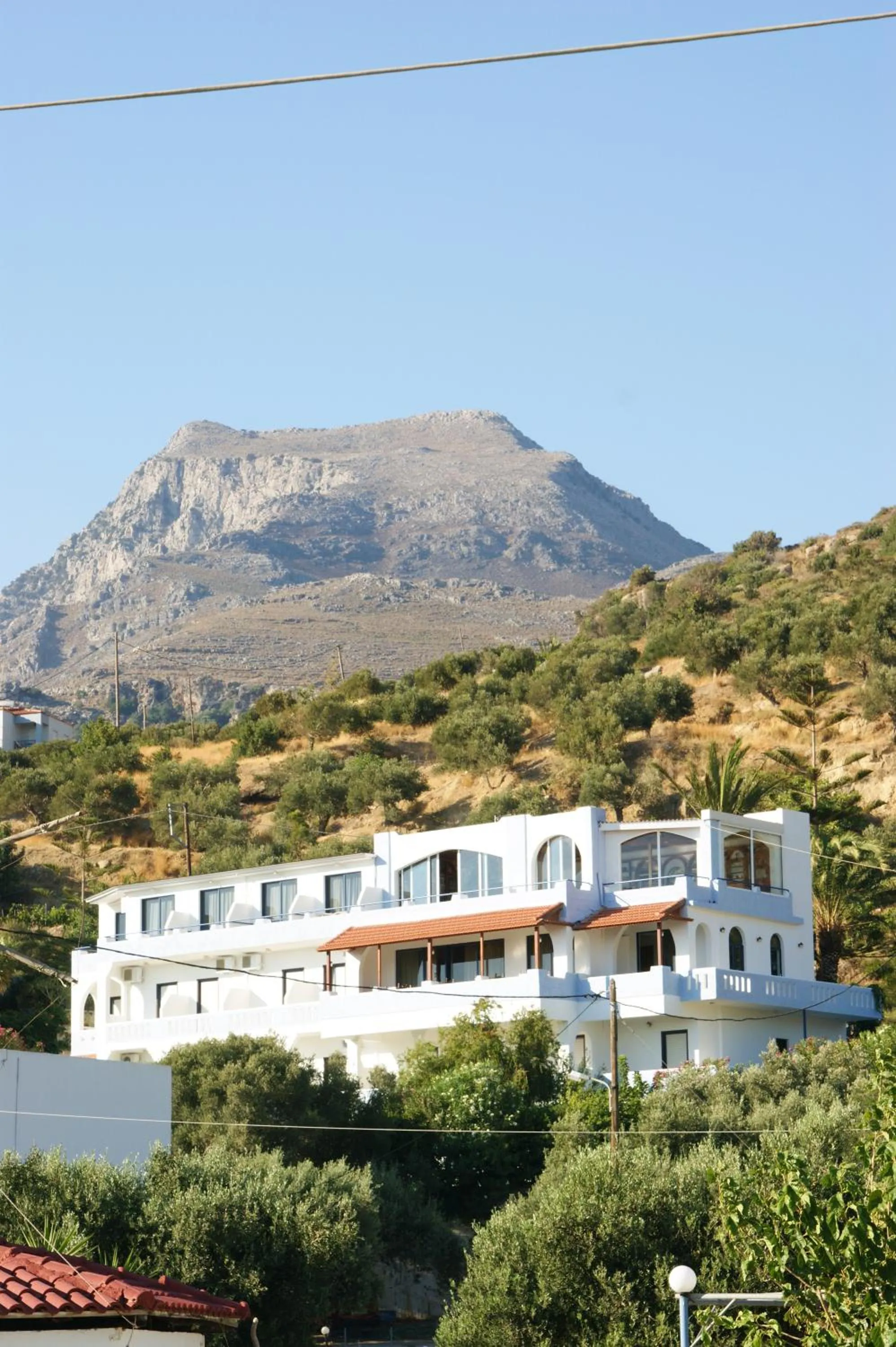 Facade/entrance in Lofos Hotel