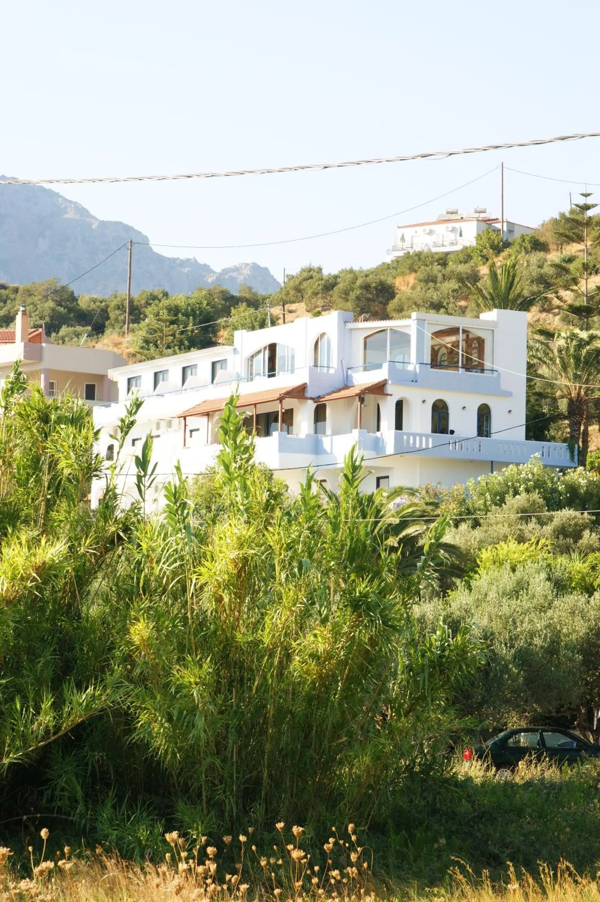Facade/entrance in Lofos Hotel