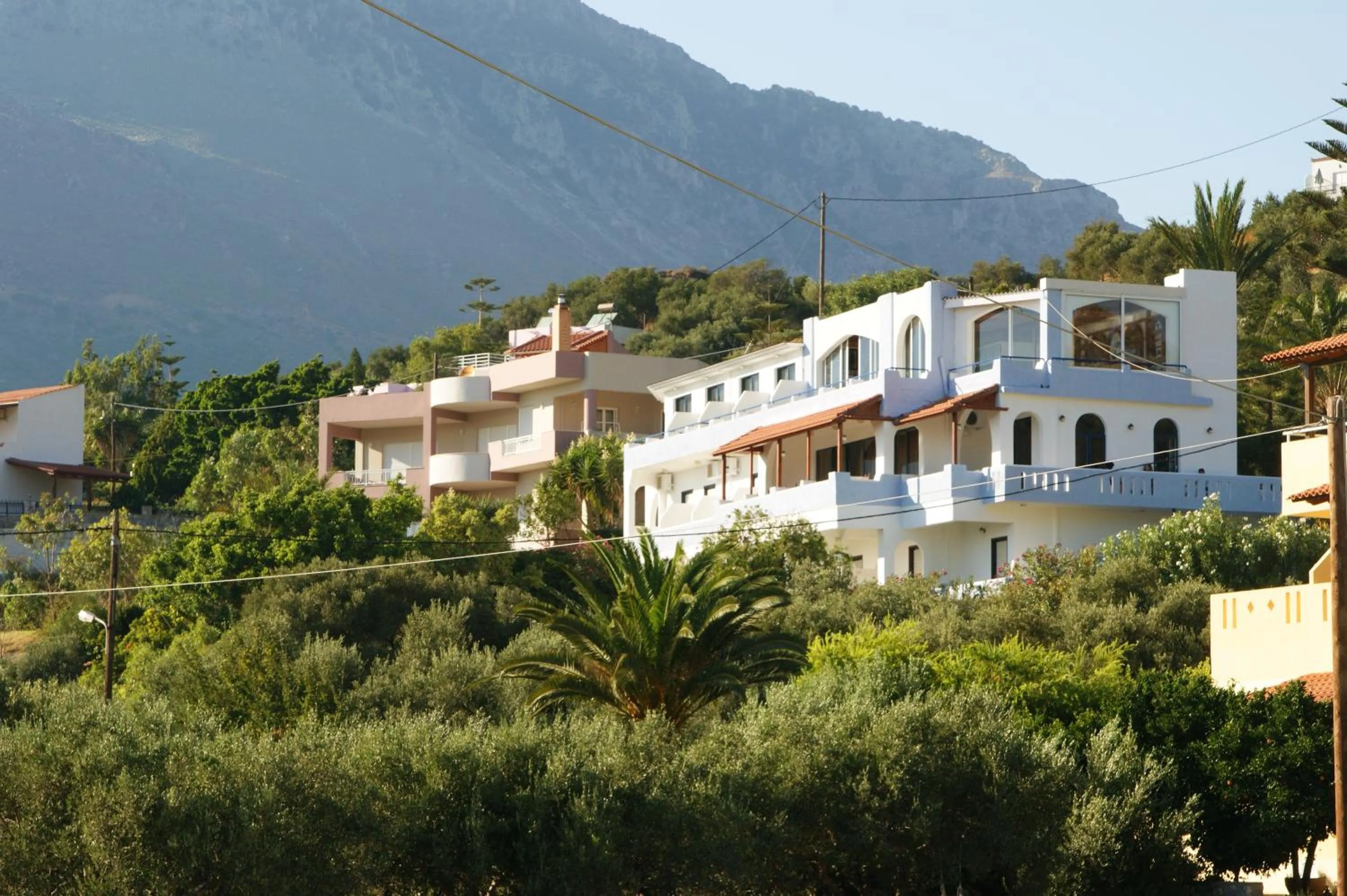 Facade/entrance in Lofos Hotel