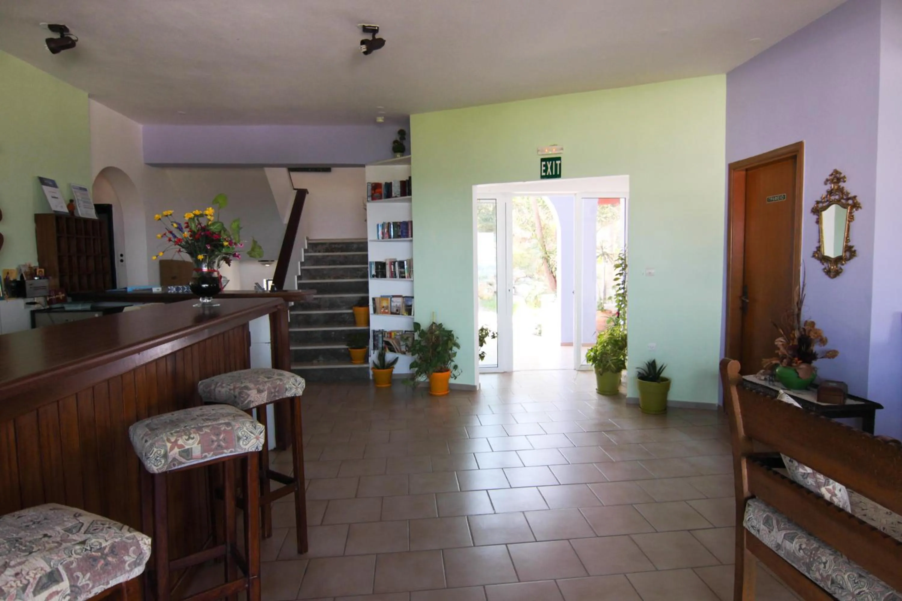 Facade/entrance in Lofos Hotel