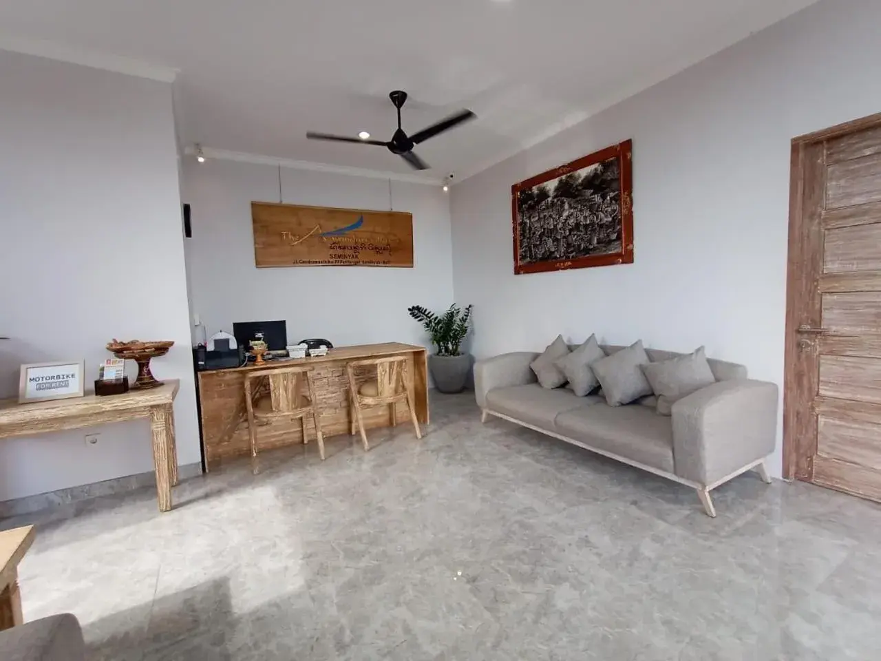Lobby or reception in The Awandari Villas Seminyak - CHSE Certified Lobby or reception in The Awandari Villas Seminyak - CHSE Certified