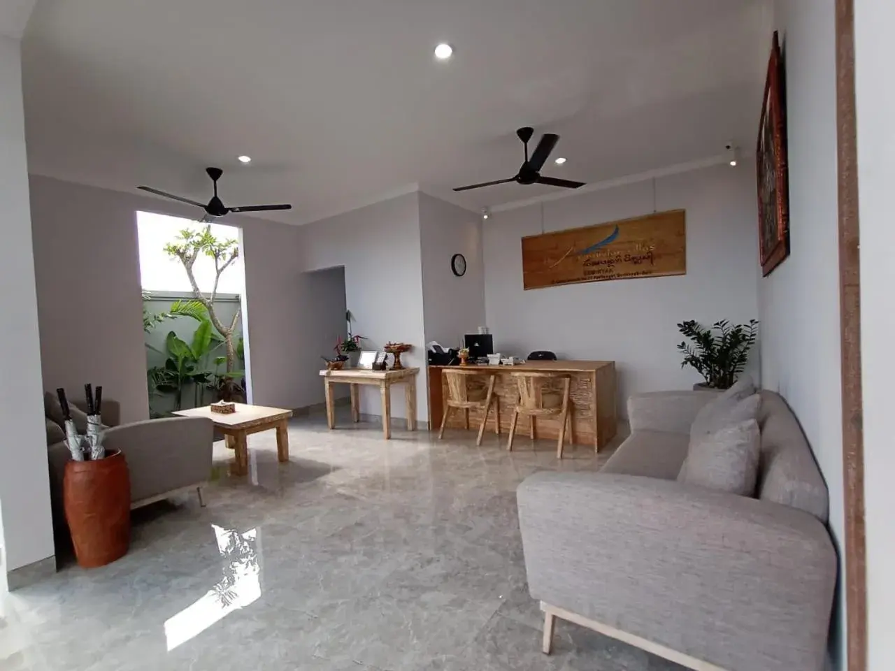 Lobby or reception in The Awandari Villas Seminyak - CHSE Certified Lobby or reception in The Awandari Villas Seminyak - CHSE Certified