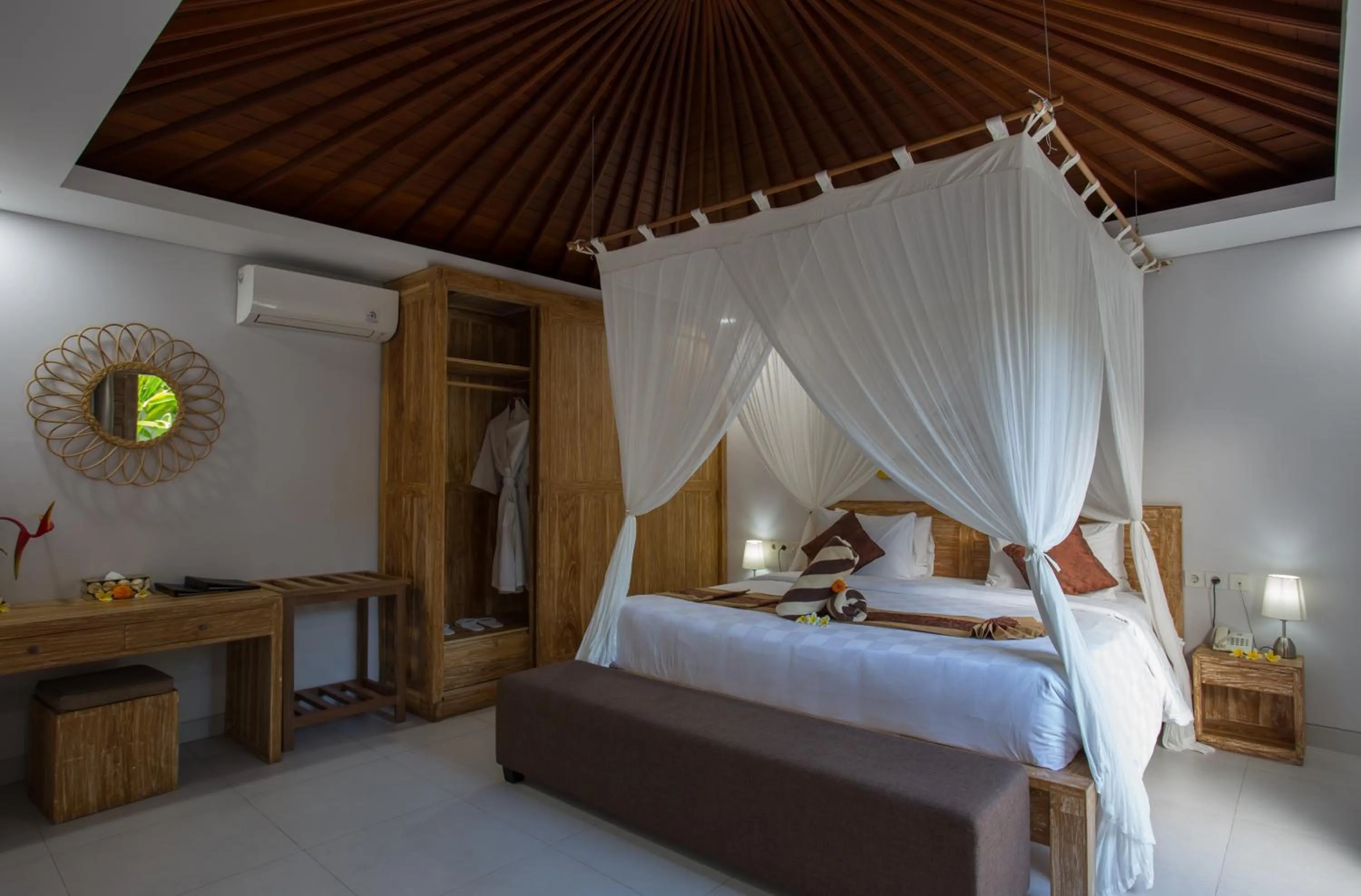 Bed in The Awandari Villas Seminyak - CHSE Certified